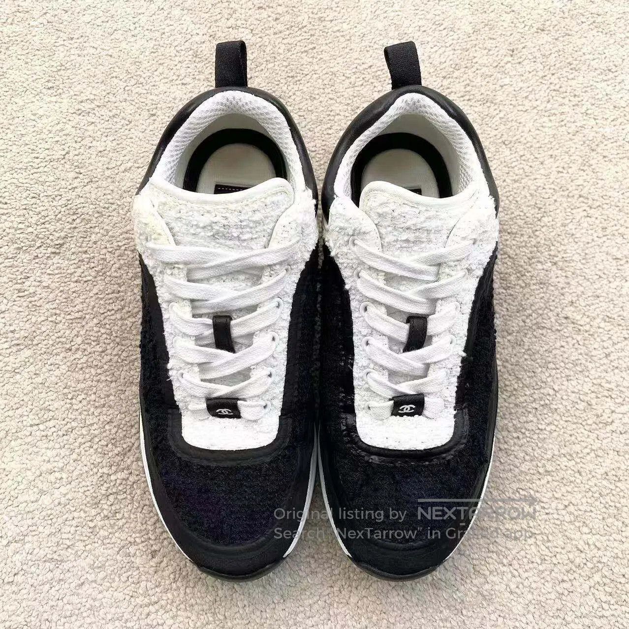 Chanel Chanel Suede patchwork tweed sneakers| Size US 6.5 / IT 36.5 - 2 Thumbnail