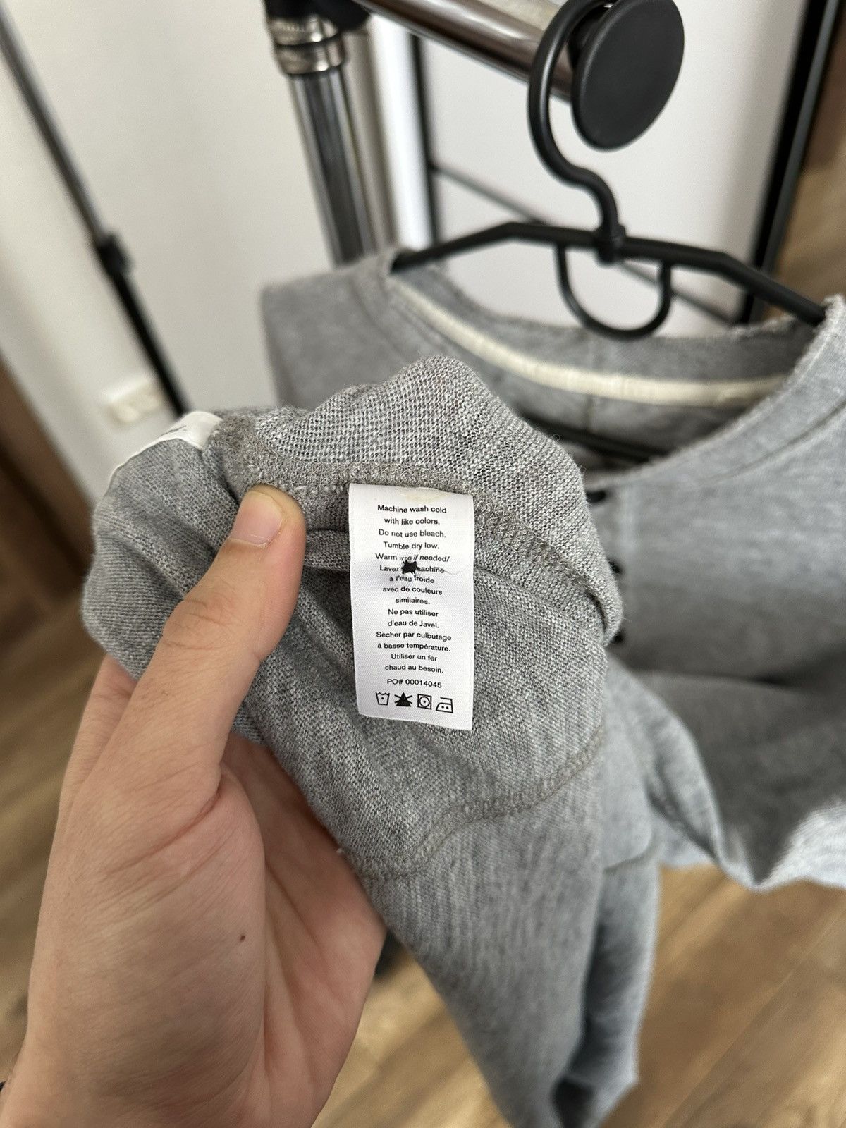 Rag & Bone Rag & Bone Heather T-Shirt Tee Size US L / EU 52-54 / 3 - 15 Thumbnail