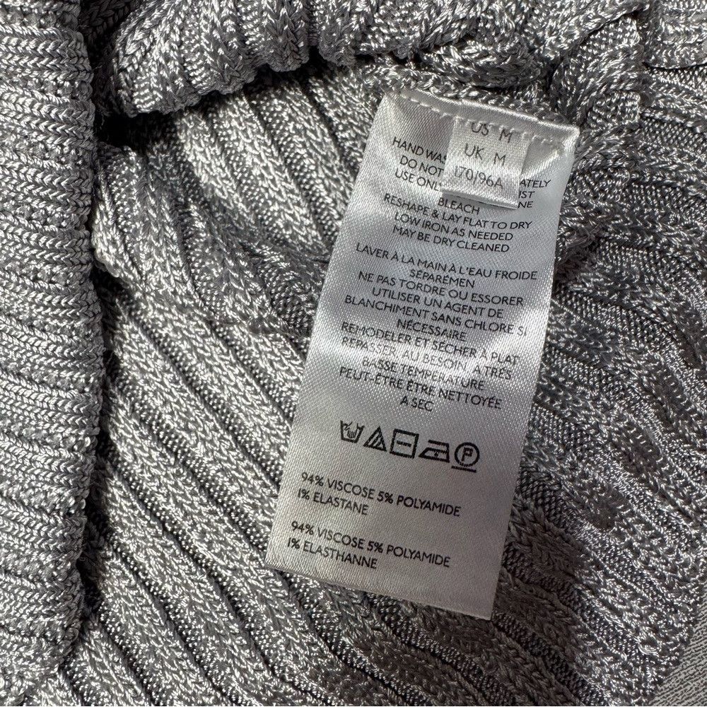 Free People NWT New $128 Free People Ribbed V-Neck 3/4 Sleeve Silver To Size M / US 6-8 / IT 42-44 - 8 Thumbnail