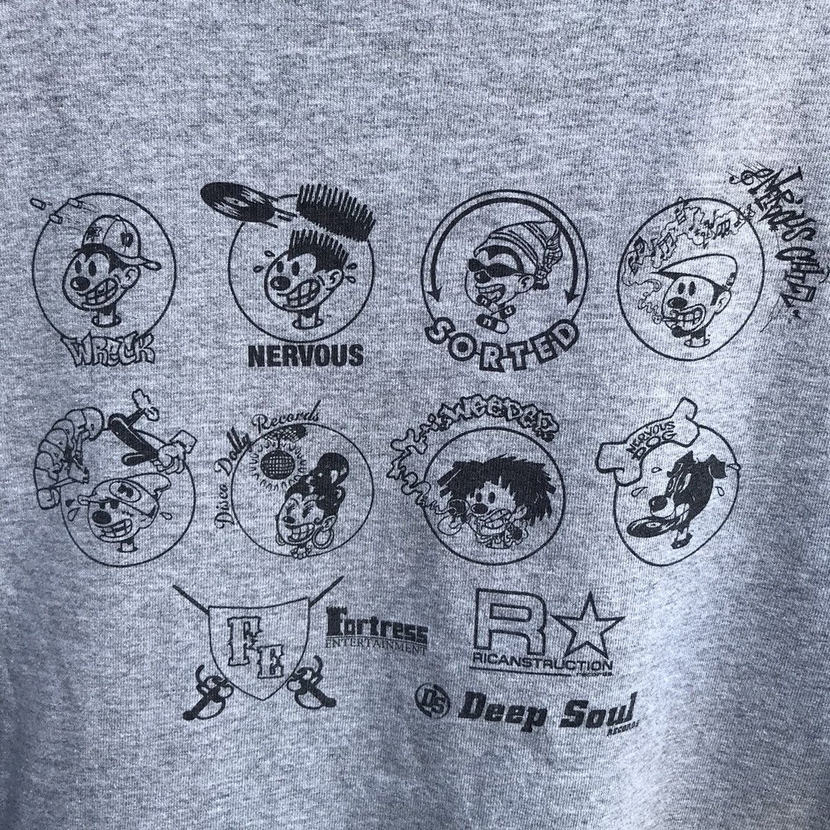 Rap Tees Vintage NERVOUS RECORDS hip hop rap tee Size US L / EU 52-54 / 3 - 3 Thumbnail