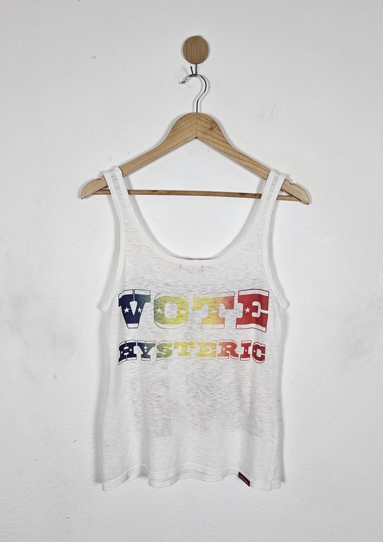 Hysteric Glamour Hysteric Glamour Cannabis Vote Hysteric tank top shirt Size S / US 4 / IT 40 - 2 Thumbnail