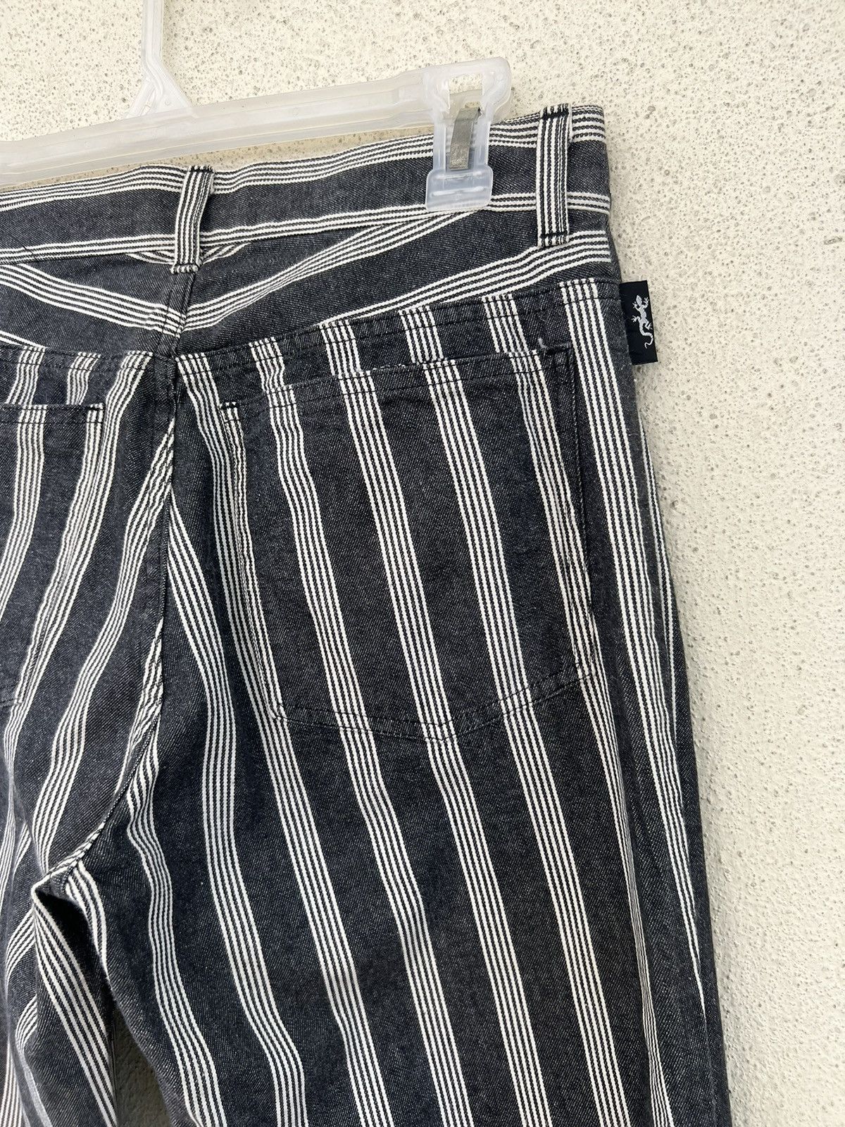 agnes b. Vintage Agnes B. Homme Vertical Border Striped Pant Size US 29 - 18 Thumbnail