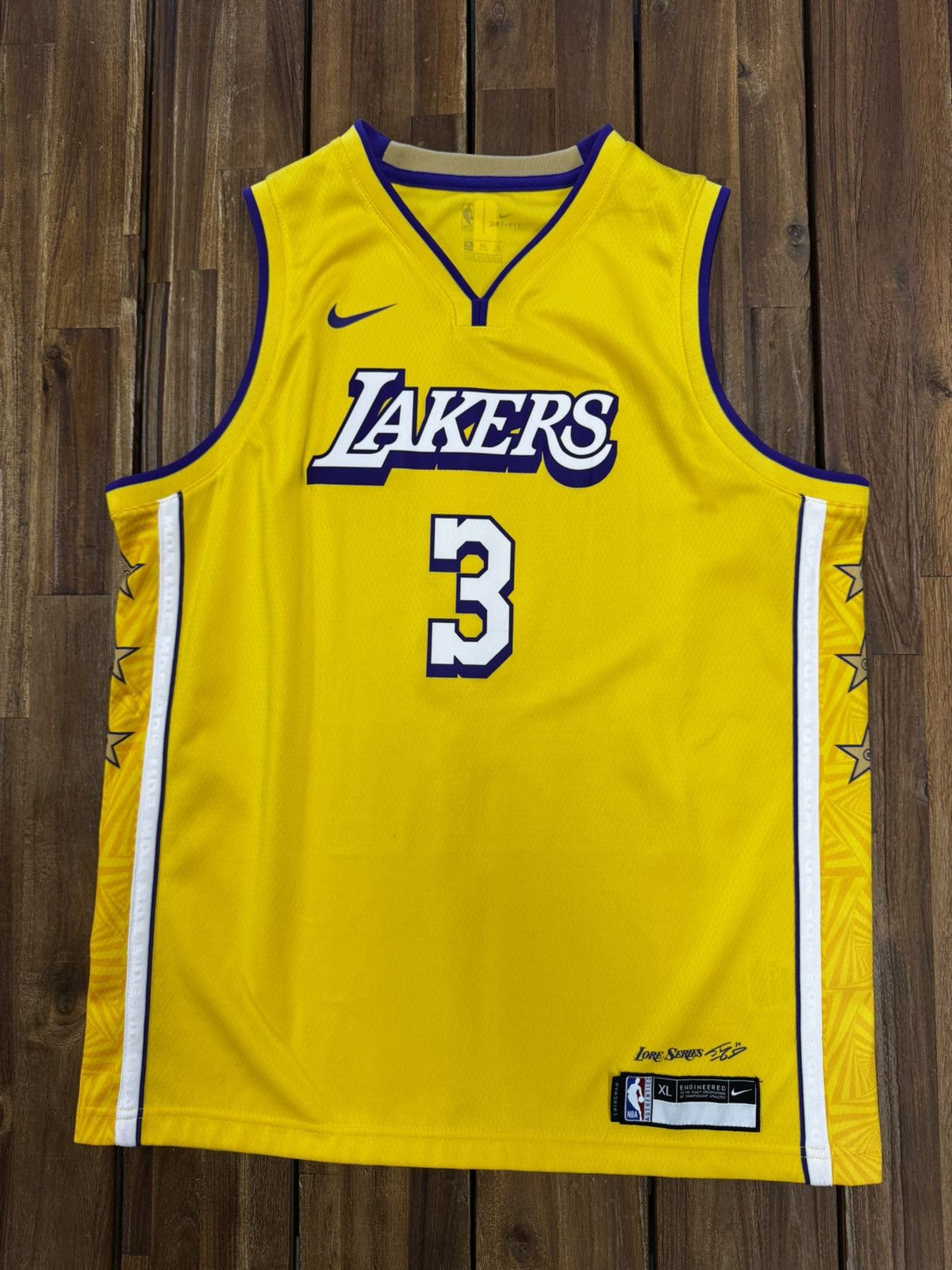 Nike Anthony Davis Los Angeles Lakers NBA Nike Swingman Jersey Size US XL / EU 56 / 4 - 1 Thumbnail