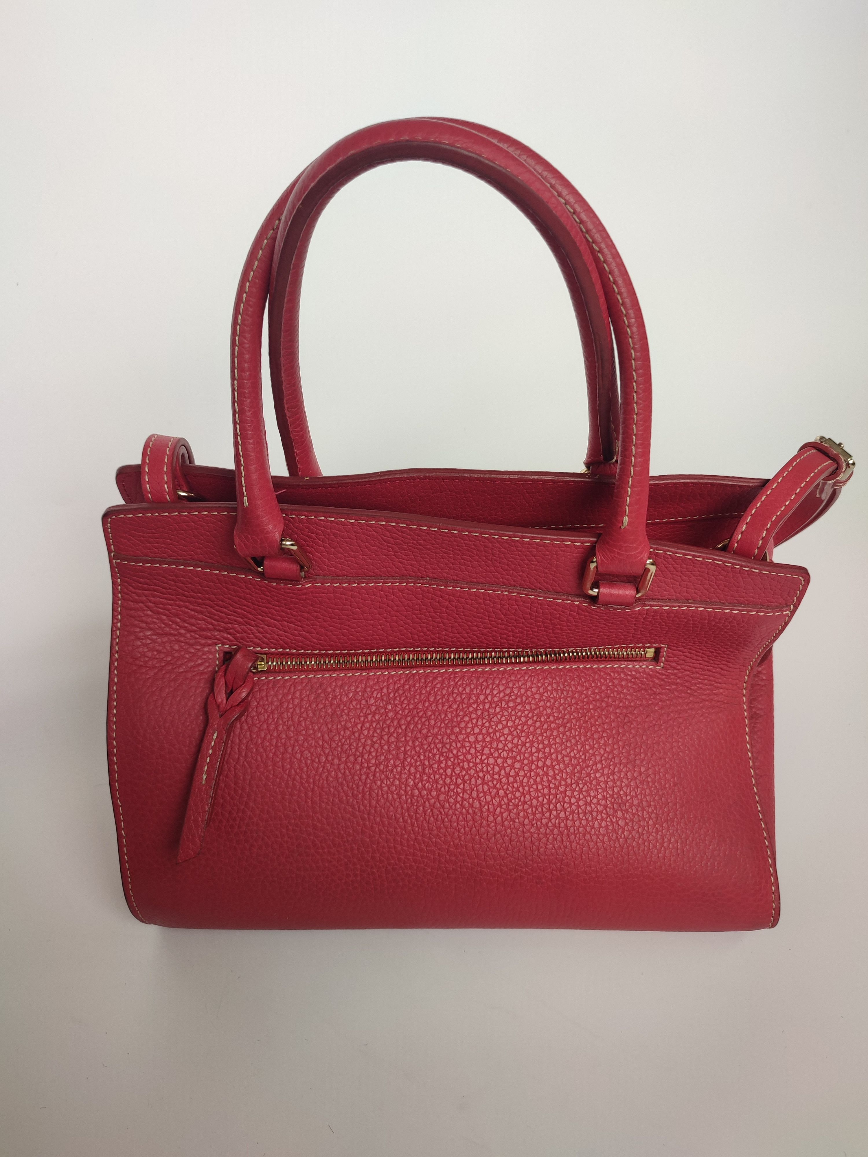 Dooney & Bourke DOONEY & BOURKE RED LEATHER HANDBAG Size ONE SIZE - 2 Thumbnail