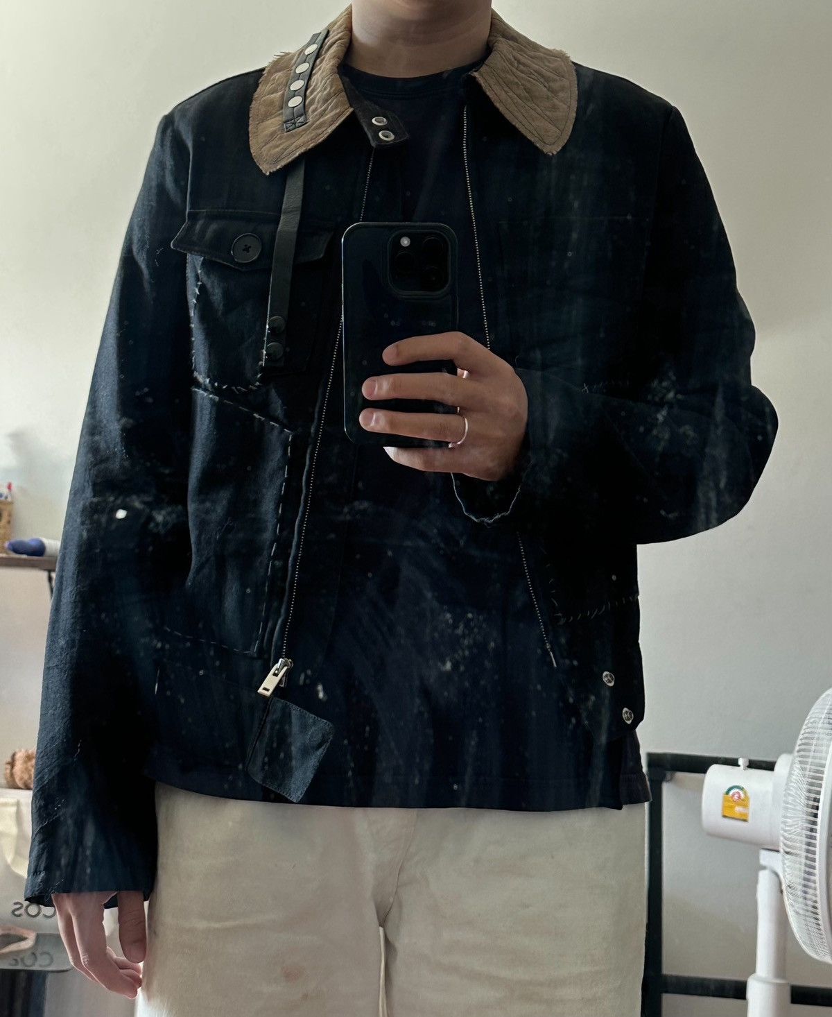 Maison Margiela Maison Margiela Surgery Stitch Military Black Jacket Size US M / EU 48-50 / 2 - 18 Thumbnail