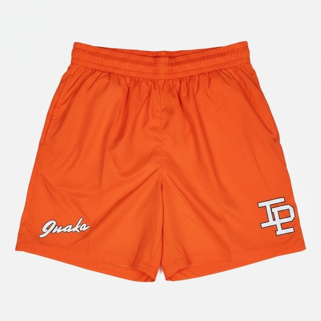 Other Inaka Power Men L Orange Elastic Waist 5" Inseam Swim Trunks Size US 36 / EU 52 - 1 Thumbnail