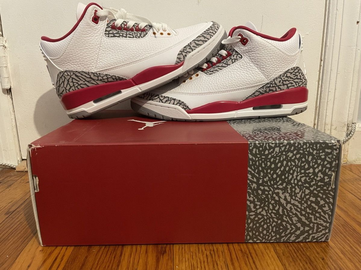 Jordan Brand Red cardinal size 9 jordan 3 Size US 10 / EU 43 - 2 Thumbnail
