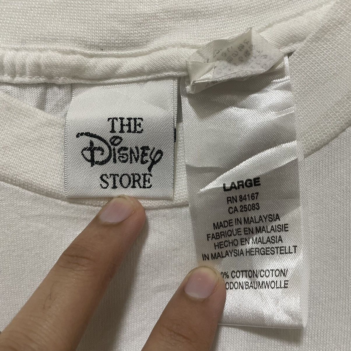 Disney × Mickey Mouse × Vintage 90s Disney Embroidery Mickey Mouse T Shirt Size US S / EU 44-46 / 1 - 3 Thumbnail