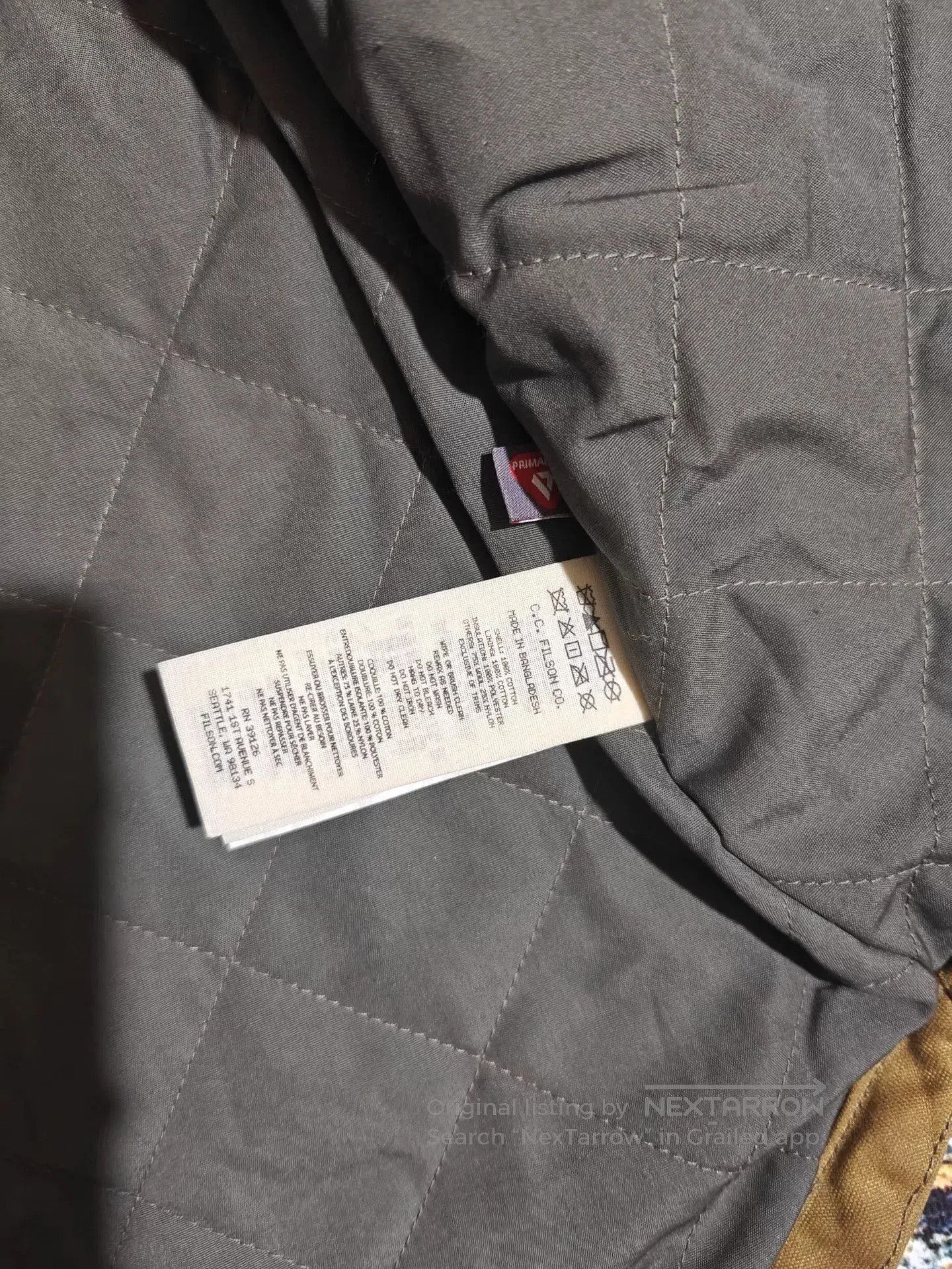 Filson Filson Tin Waxed Cotton Vest. Size US M / EU 48-50 / 2 - 6 Thumbnail