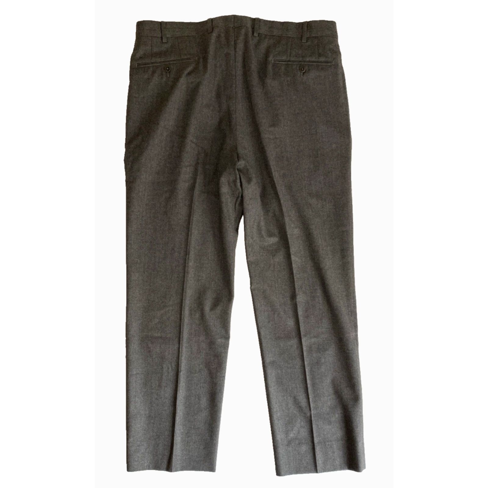 Ermenegildo Zegna Ermenegildo Zegna Men's Wool Pants Gray Sz 36 Size US 36 / EU 52 - 2 Thumbnail