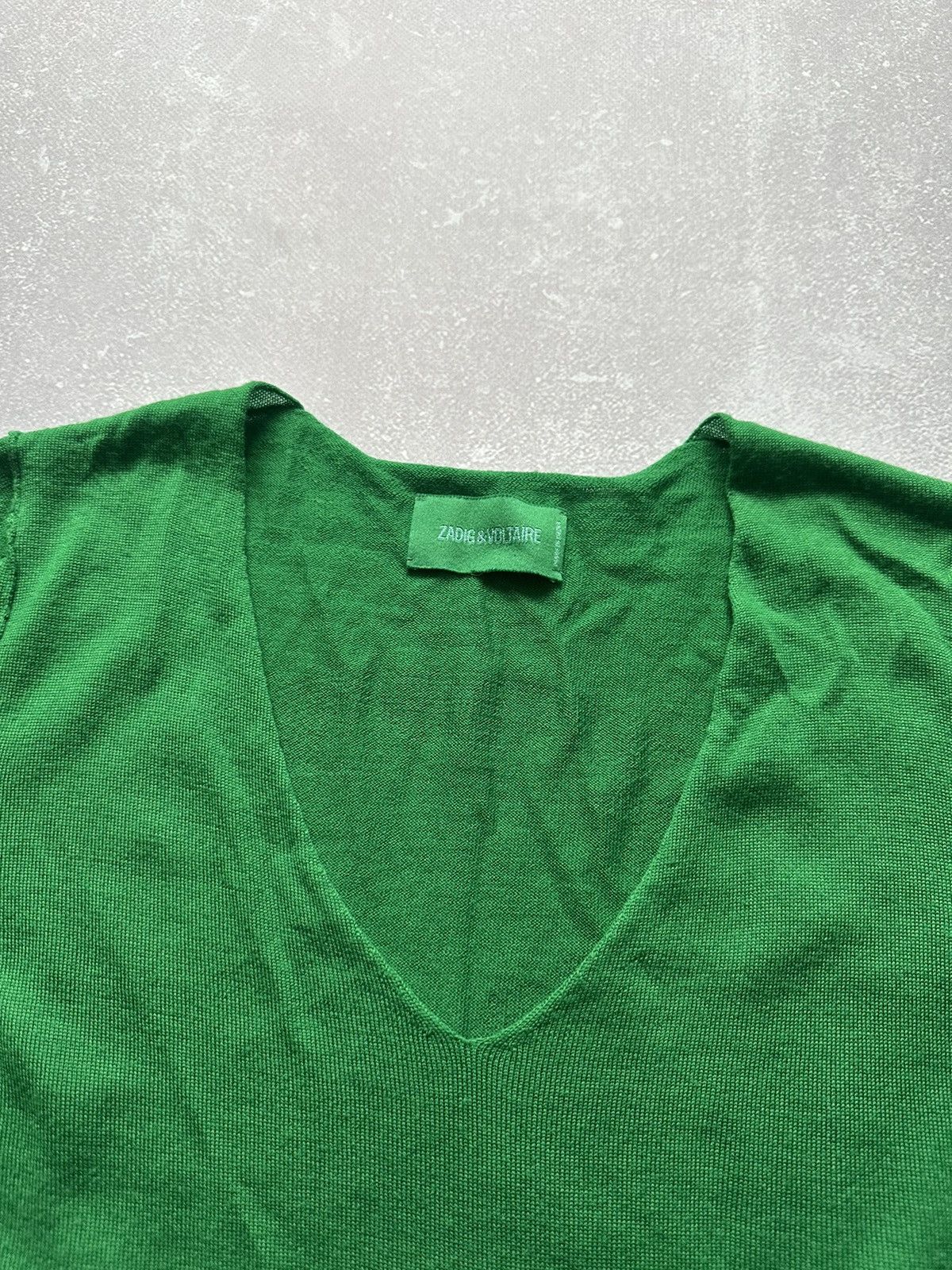 Vintage × Zadig & Voltaire Zadig&Voltaire long sleeve one size green vintage Size ONE SIZE - 6 Thumbnail