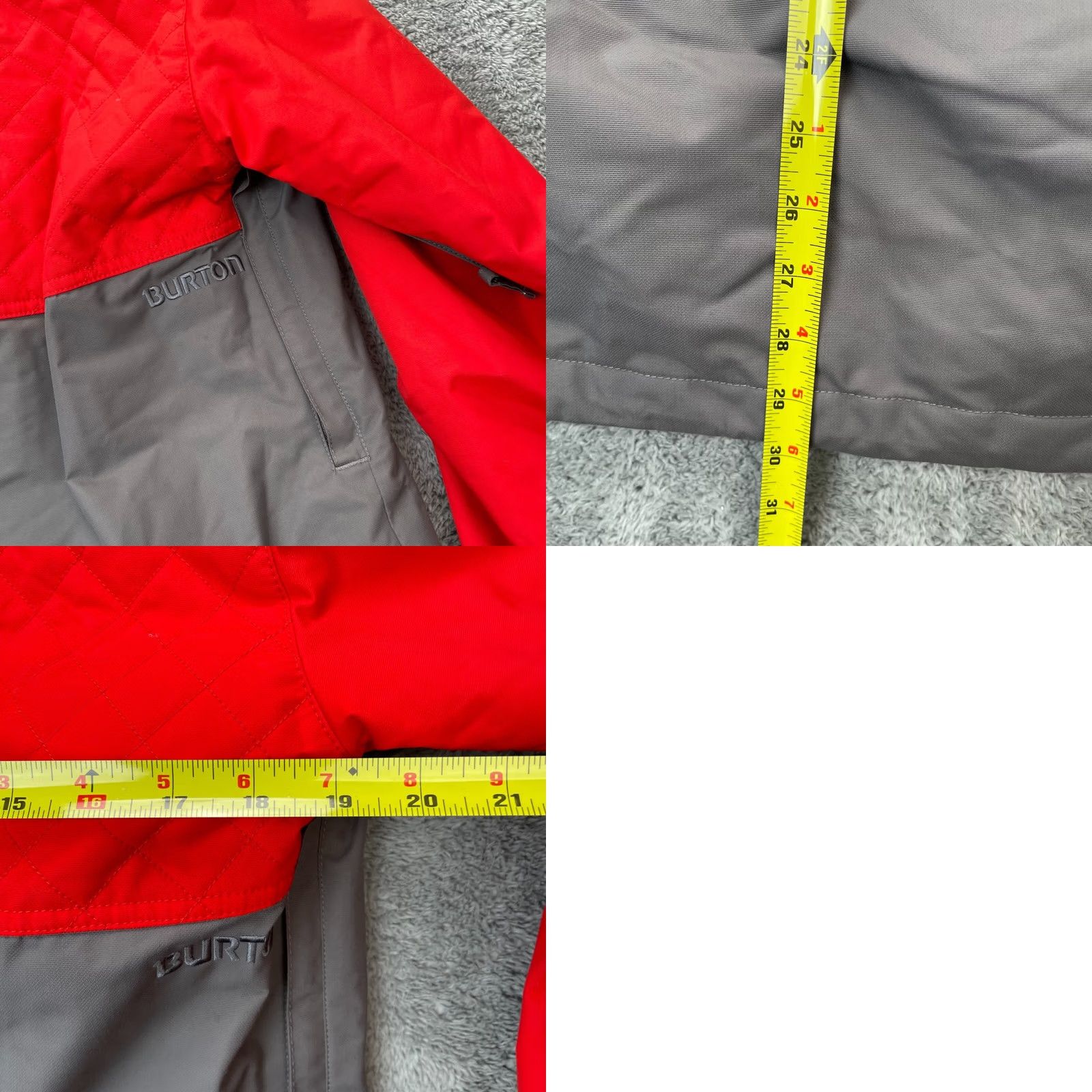 Burton Burton Jacket Mens Small Gray Dryride The White Collection Coat Hooded Full Zip Parka Casual Outdoor Ski Size US S / EU 44-46 / 1 - 8 Thumbnail