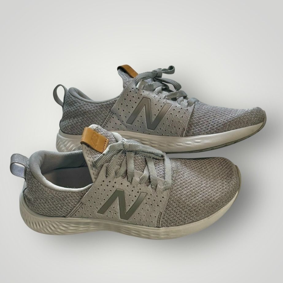 New Balance New Balance Womens Fresh Foam Cruz WCRUZOG Gray Running Shoe Size US 8 / IT 38 - 9 Thumbnail