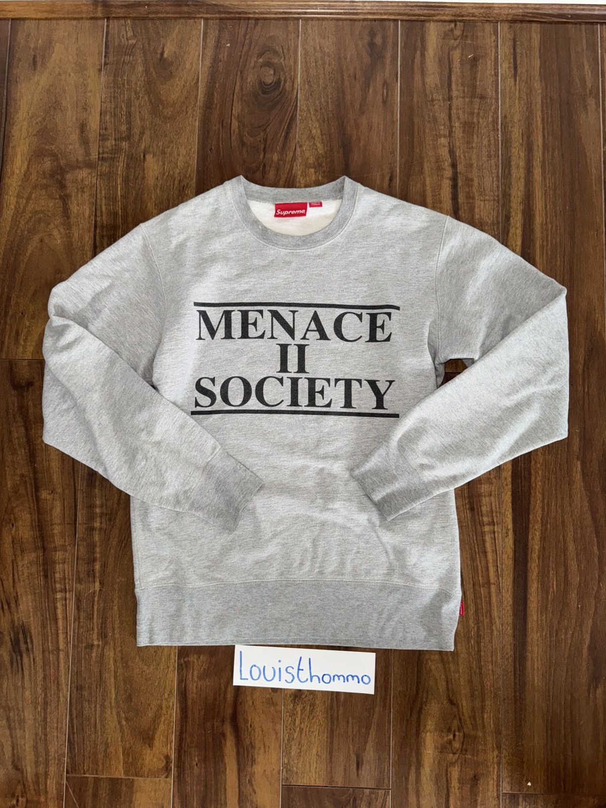 Supreme Supreme SS14 Menace To Society Crewneck/Sweatshirt Size US M / EU 48-50 / 2 - 2 Thumbnail