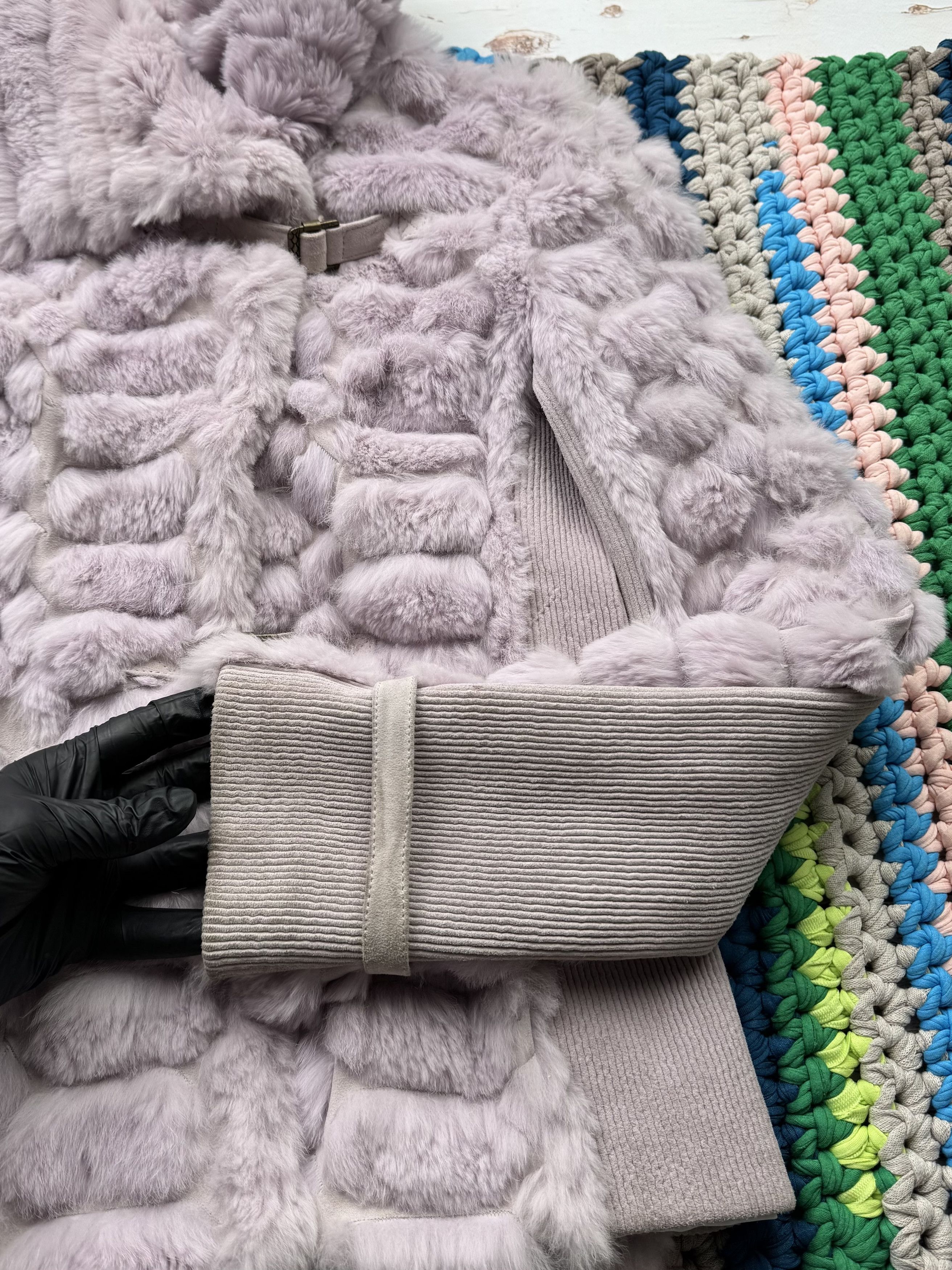 Roberto Cavalli Just Cavalli 2009 Lapin Fur Jacket (V15) Size M / US 6-8 / IT 42-44 - 4 Thumbnail