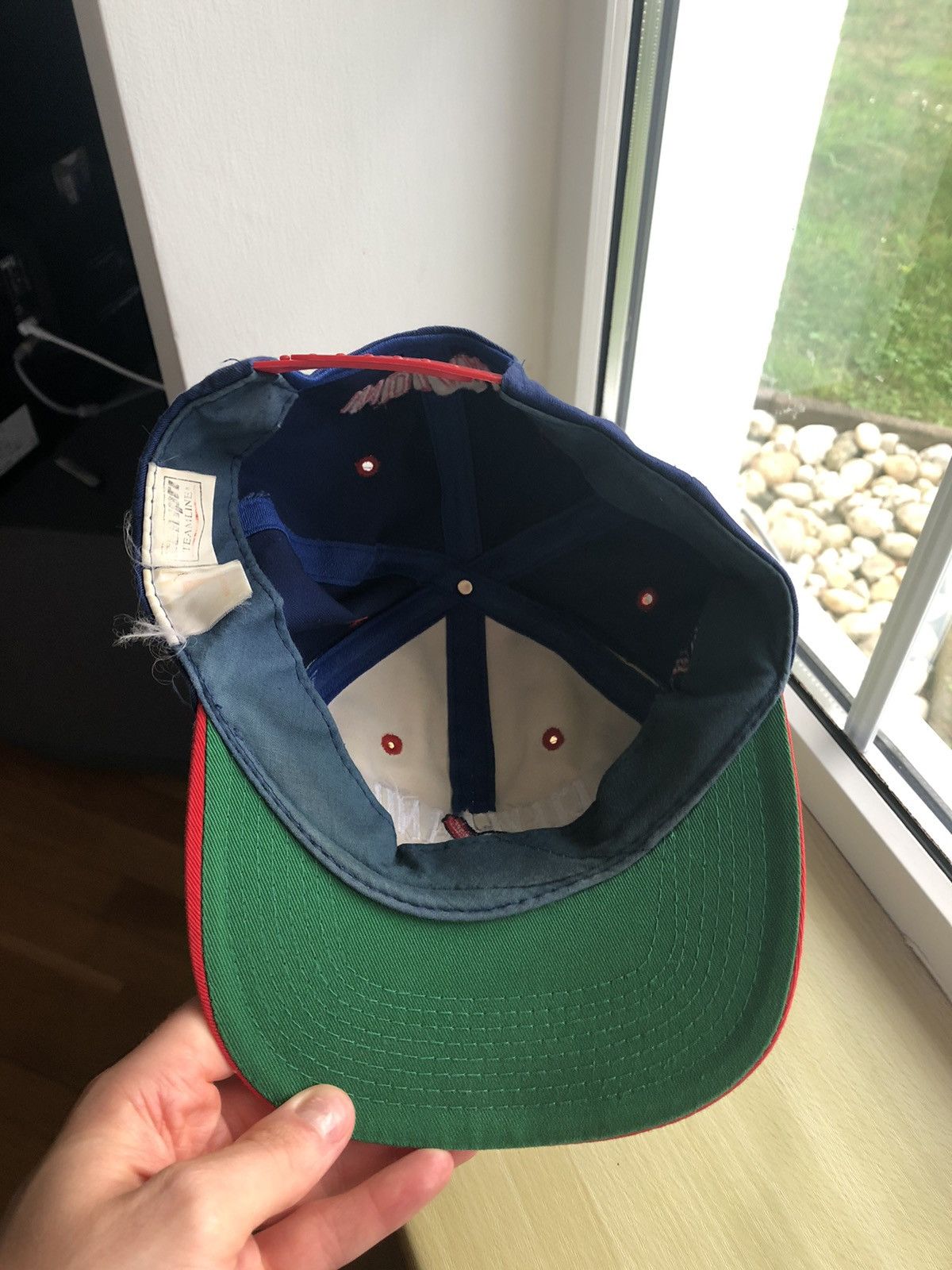 MLB × Vintage RARE CLEVELAND INDIANS VINTAGE MLB BASEBALL SNAPBACK HAT CAP Size ONE SIZE - 4 Thumbnail