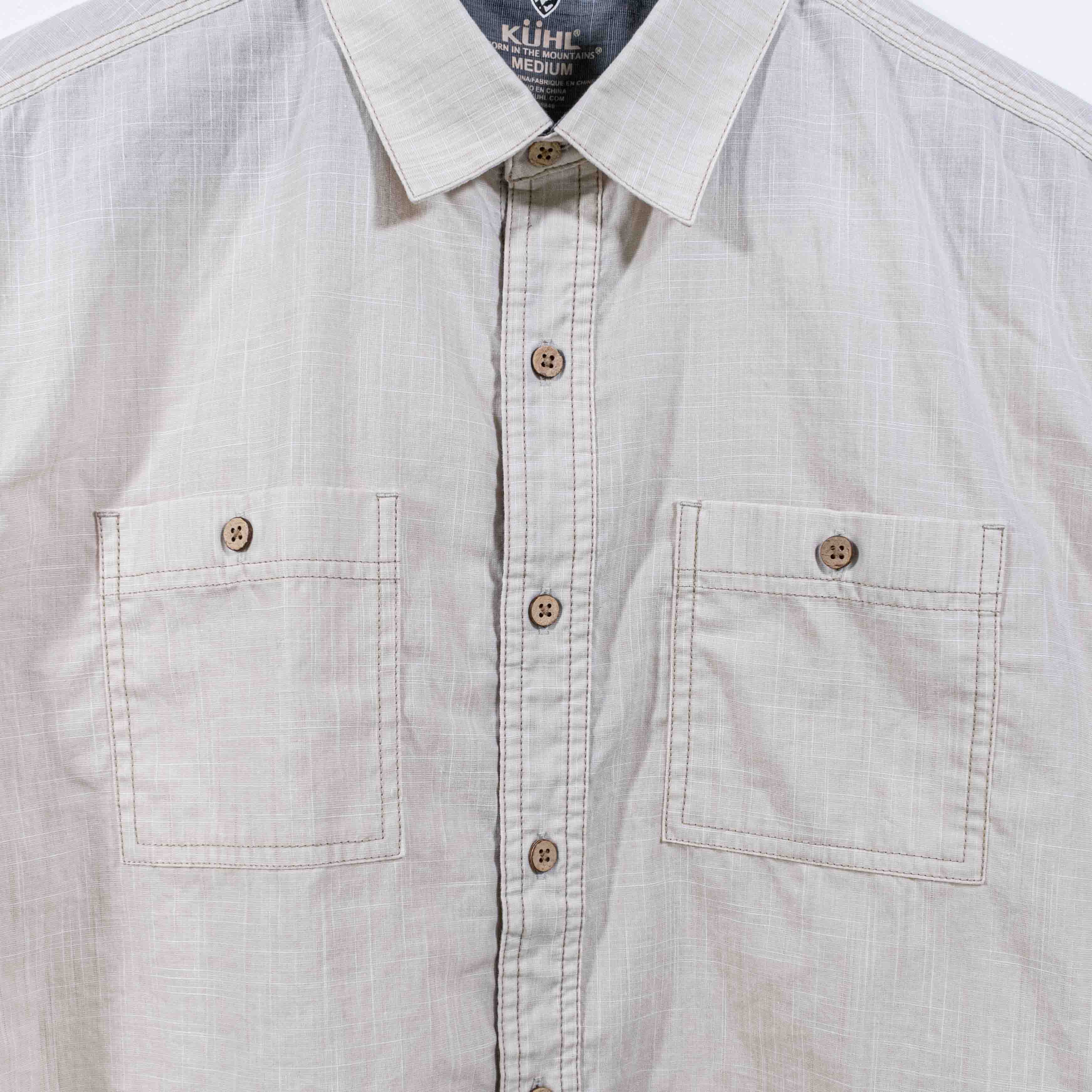Kuhl × Vintage Kuhl Shorts Sleeve Button Shirt Optimizr Medium Outdoor Size US M / EU 48-50 / 2 - 4 Thumbnail
