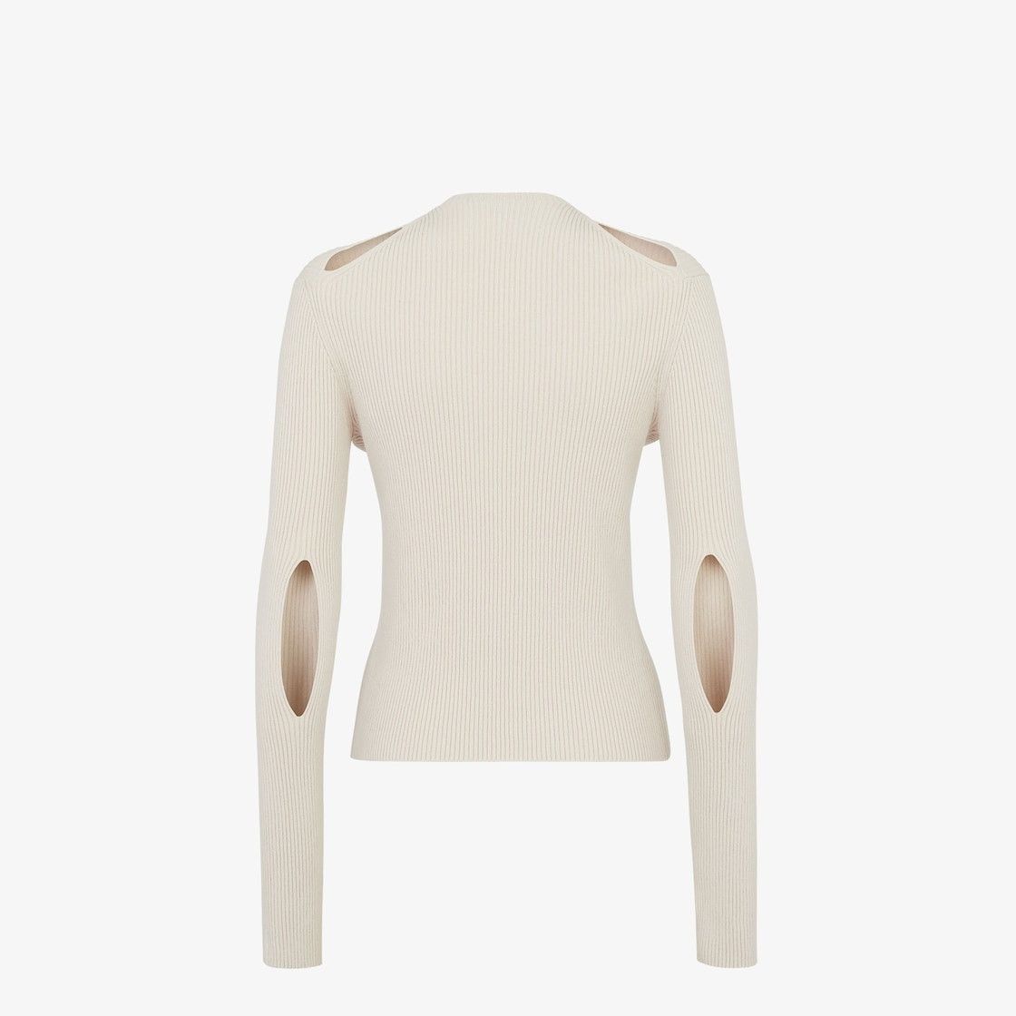 Fendi o1s1wg111224 Cardigan in Cream Size S / US 4 / IT 40 - 2 Thumbnail
