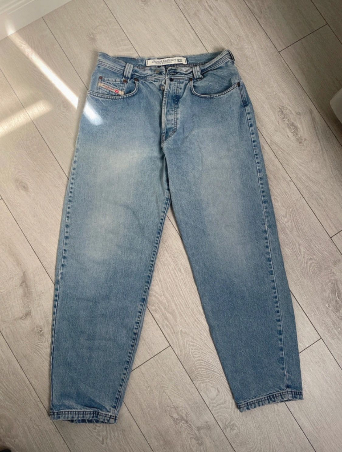 Diesel × Vintage Diesel baggy jeans Size US 33 - 3 Thumbnail