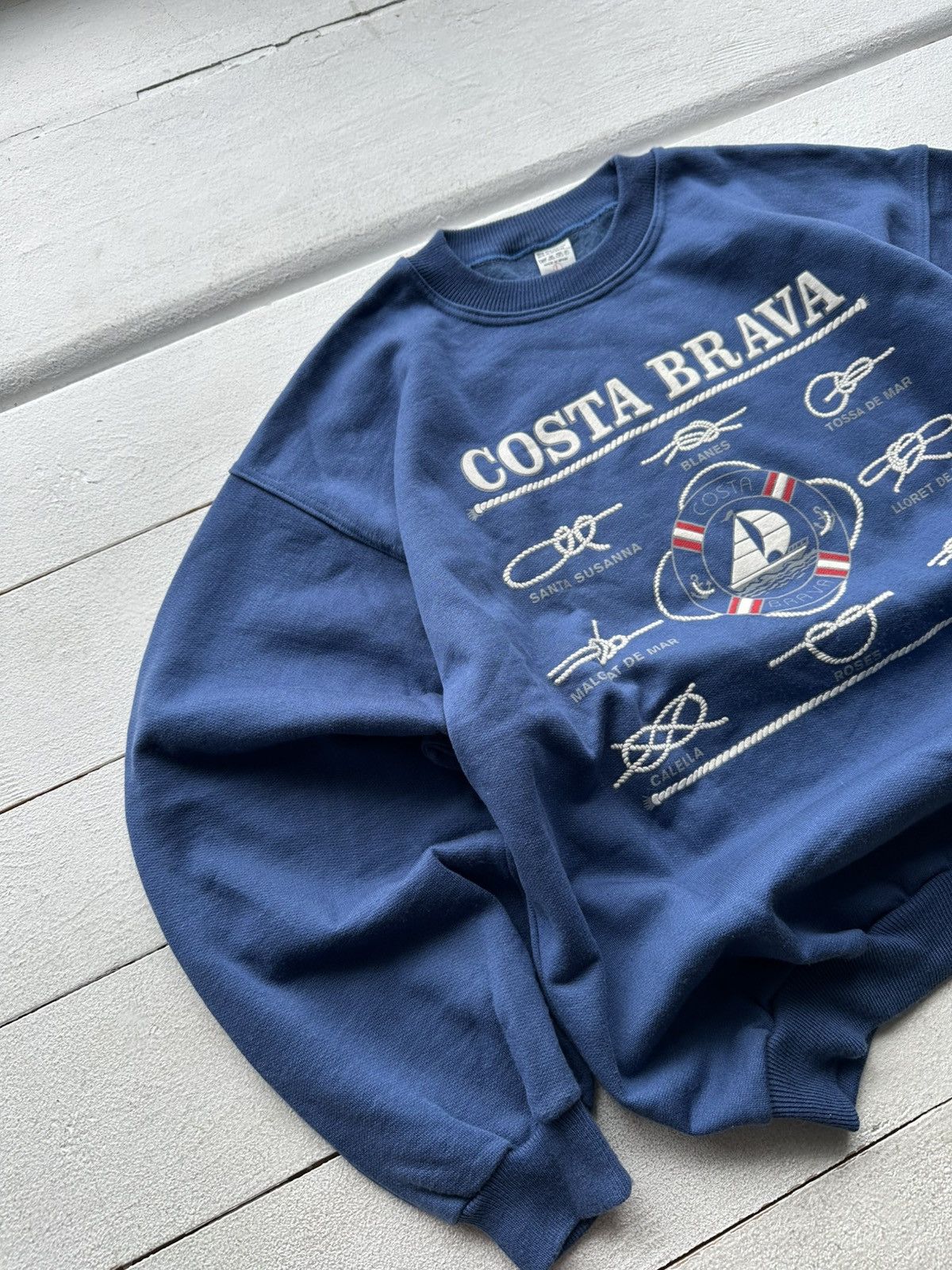 Other × Vintage 🚨Vintage 90s COSTA BRAVA SPAIN RARE Sweatshirt y2k BIG LOGO Size US L / EU 52-54 / 3 - 2 Thumbnail