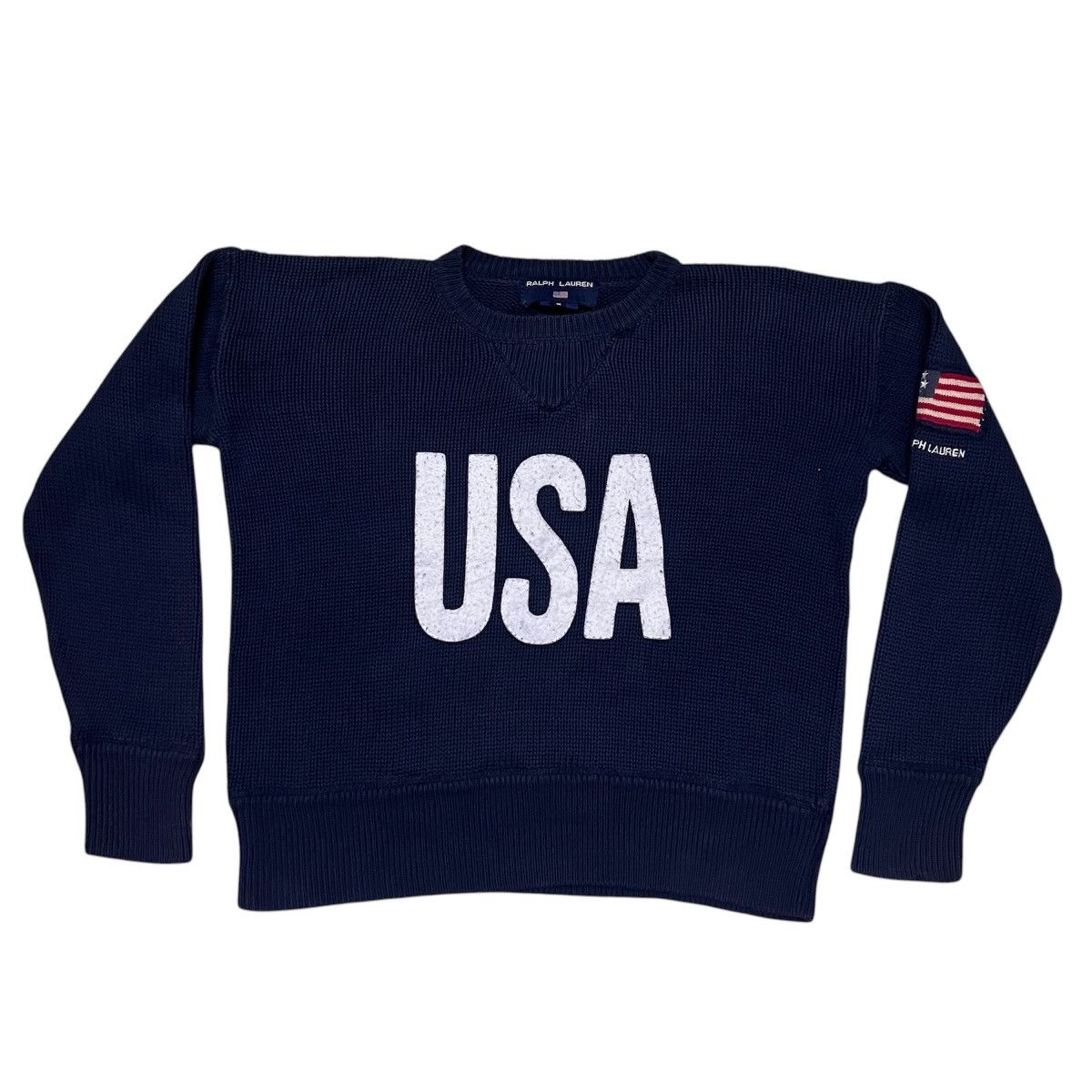 Polo Ralph Lauren Polo Ralph Lauren USA Big Logo Knitwear Size US M / EU 48-50 / 2 - 1 Thumbnail