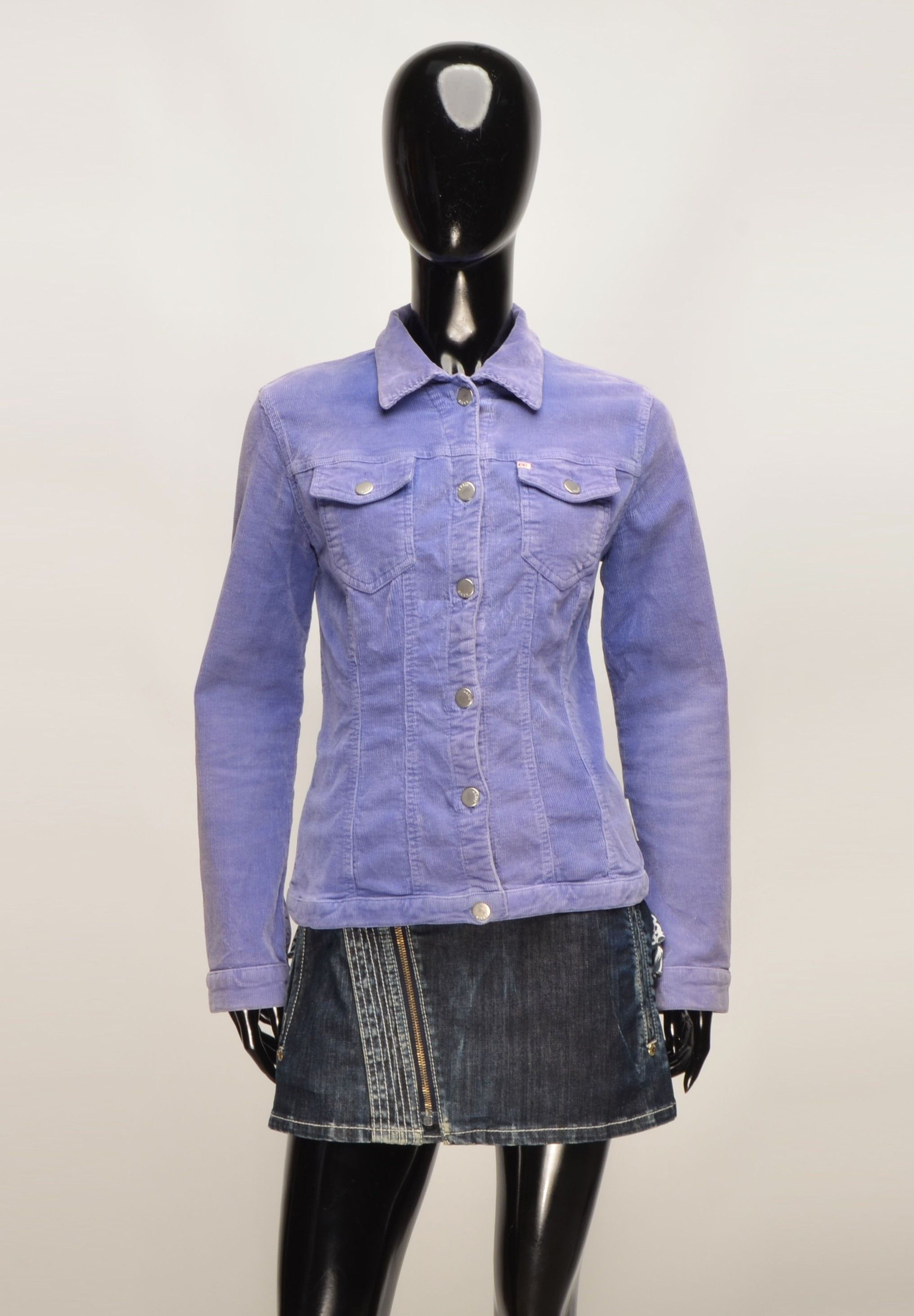 Miss Sixty Vintage Miss Sixty Y2K Corduroy Purple Jacket Size M / US 6-8 / IT 42-44 - 1 Thumbnail