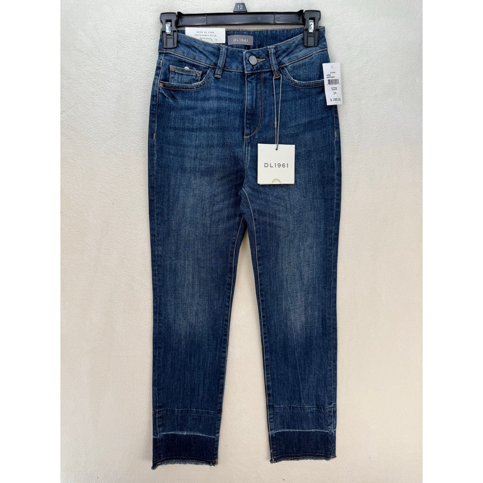 DL1961 DL1961 WOMEN'S 24 MARA HIGH RISE STRAIGHT FIT ANKLE JEANS SA Size 24" / US 00 / IT 34 - 1 Thumbnail