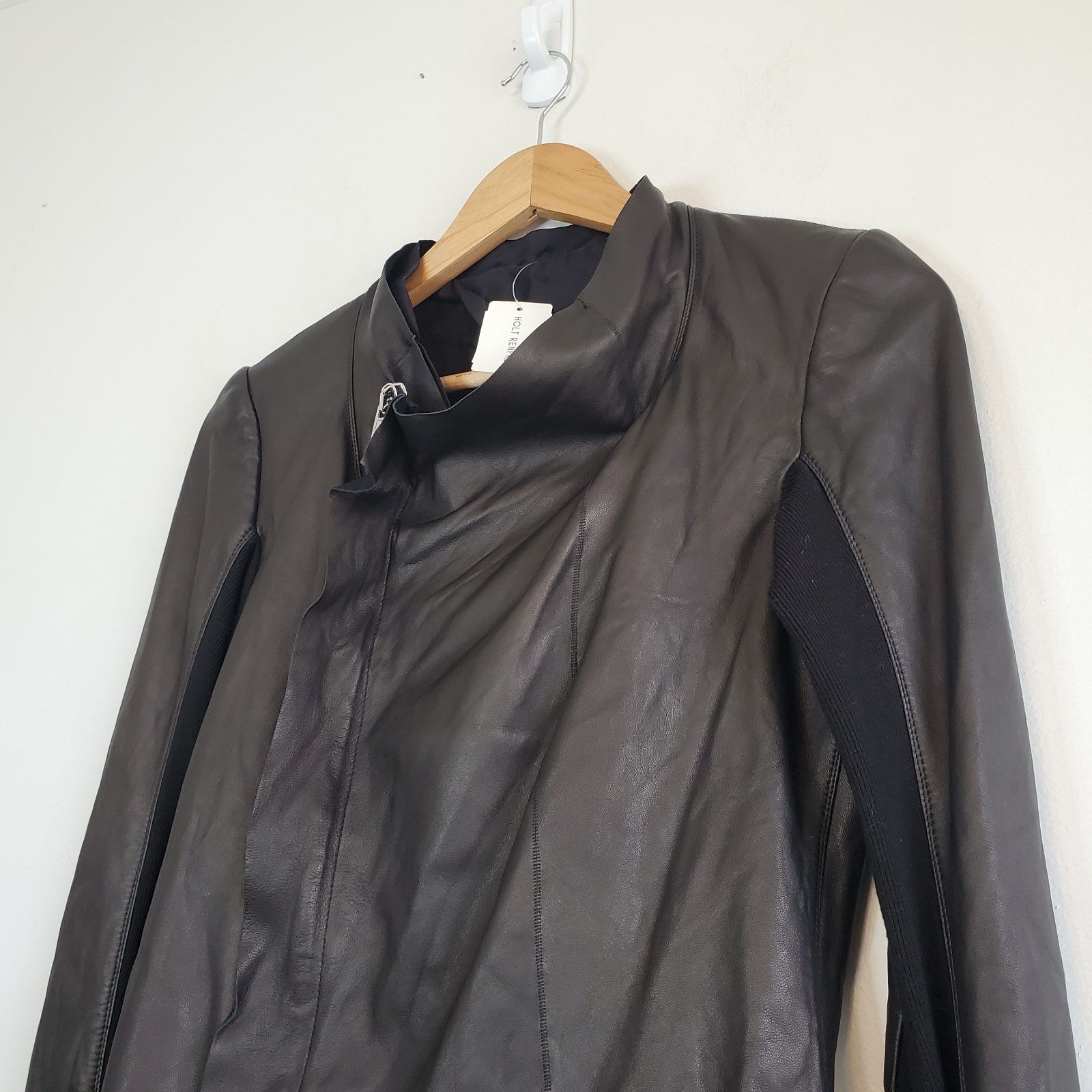 Rick Owens NWT Rick Owens Tecuatl SS 20 Lambskin Biker Jacket Size 8 Size M / US 6-8 / IT 42-44 - 2 Thumbnail