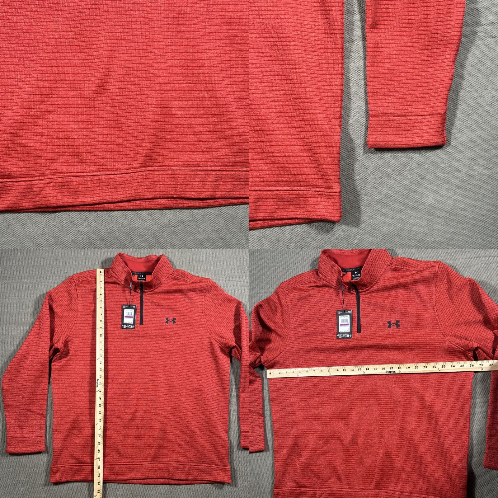 Under Armour Under Armour Golf Sweater Mens XXL UA Storm Sweaterfleece 1/4 Zip Golf Loose Size US XXL / EU 58 / 5 - 8 Thumbnail