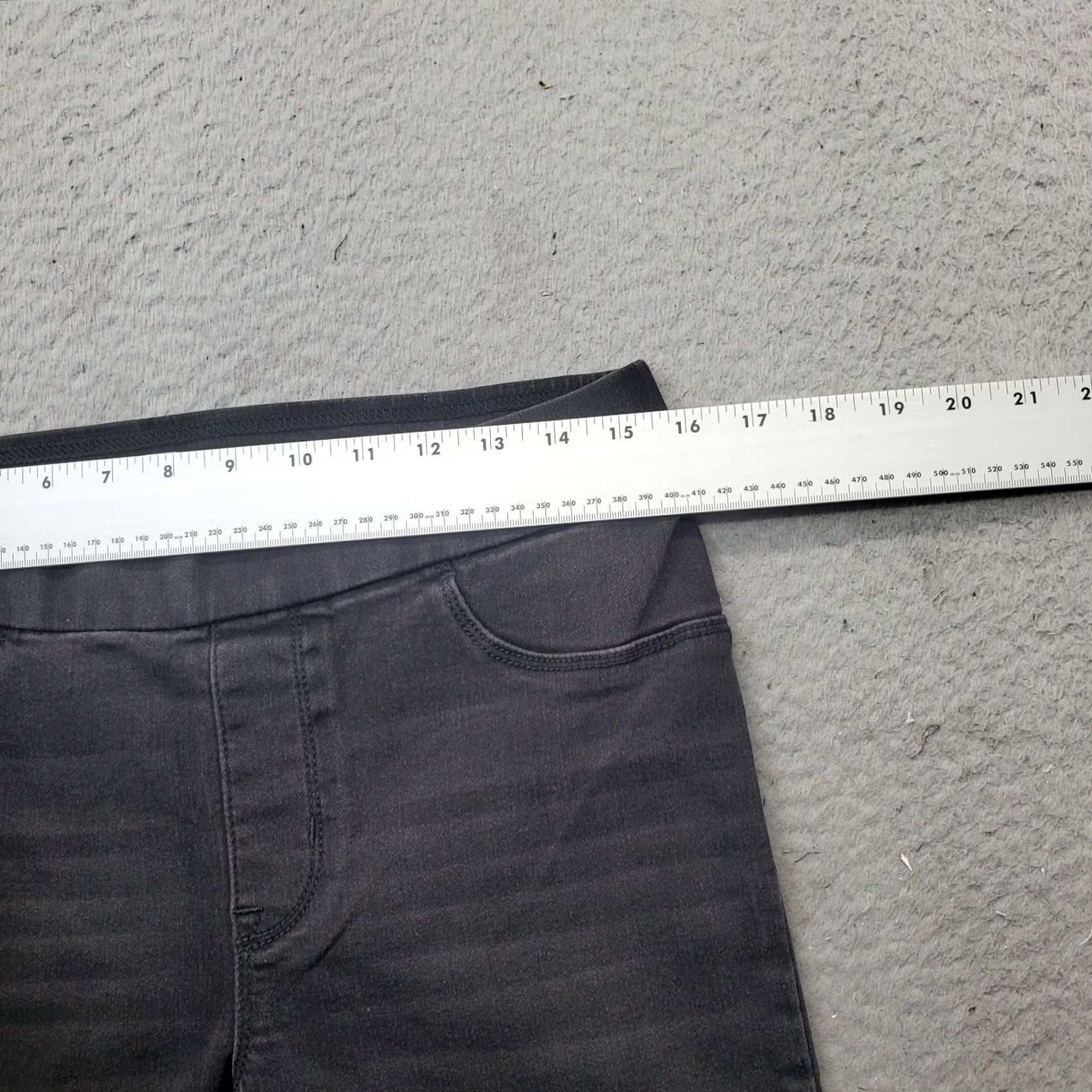 Nine West Nine West Jeans Womens 10 Black Denim Heidi Pull On Straight Leg Size 10 Black Denim Jeans Womens 10 NWT Size 32" / US 10 / IT 46 - 6 Thumbnail