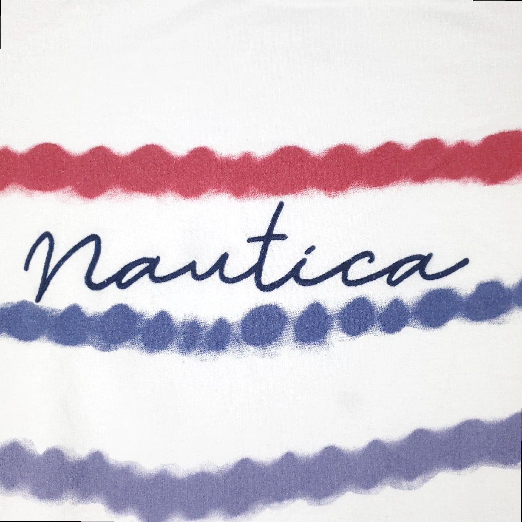 Nautica Nautica Striped Pullover Sweater Womens Small White Cotton Fleece Crew Neck Long Sleeve Size S / US 4 / IT 40 - 2 Thumbnail