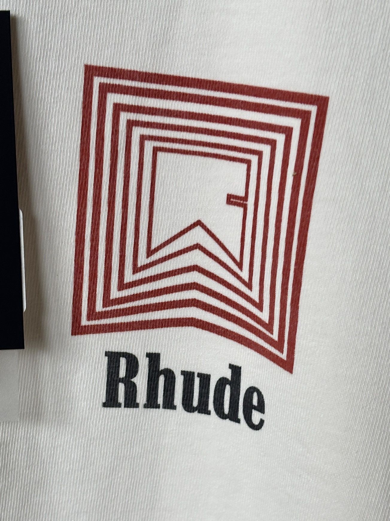 Rhude RHUDE | CHEVRON REPEAT GRAPHIC LOGO TEE Size US XS / EU 42 / 0 - 4 Thumbnail