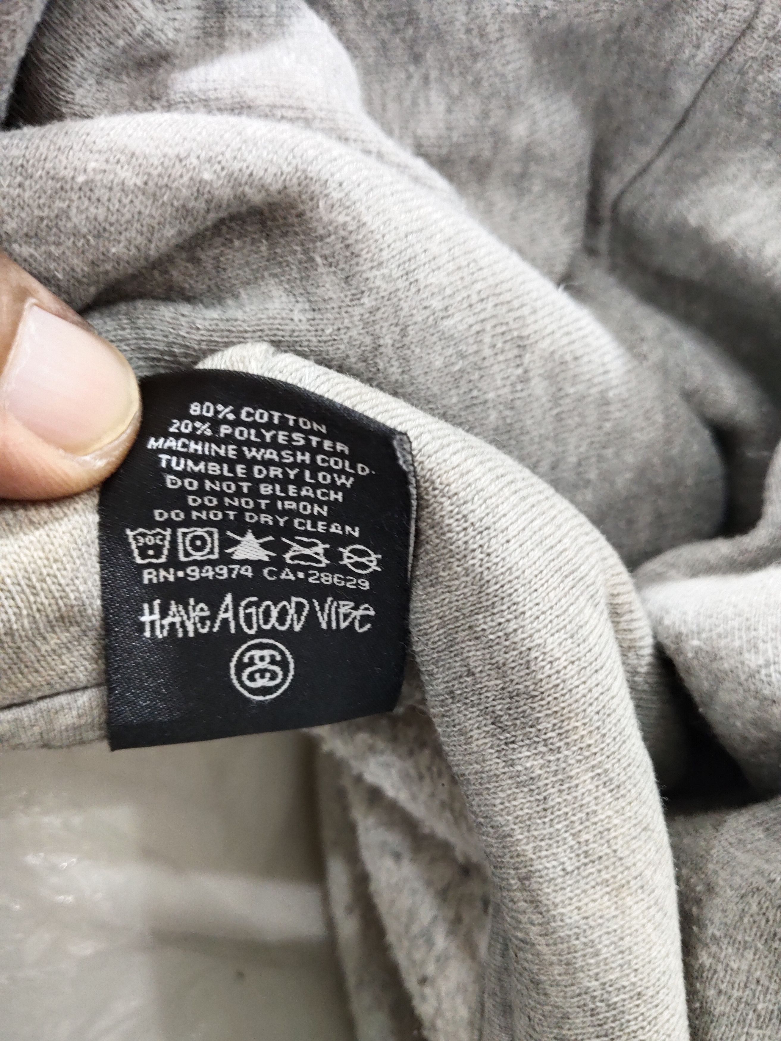 Stussy × Vintage Vtg80s Stussy The Original Stu Crew Comin Thru Zipper Hoodie Size US L / EU 52-54 / 3 - 9 Thumbnail
