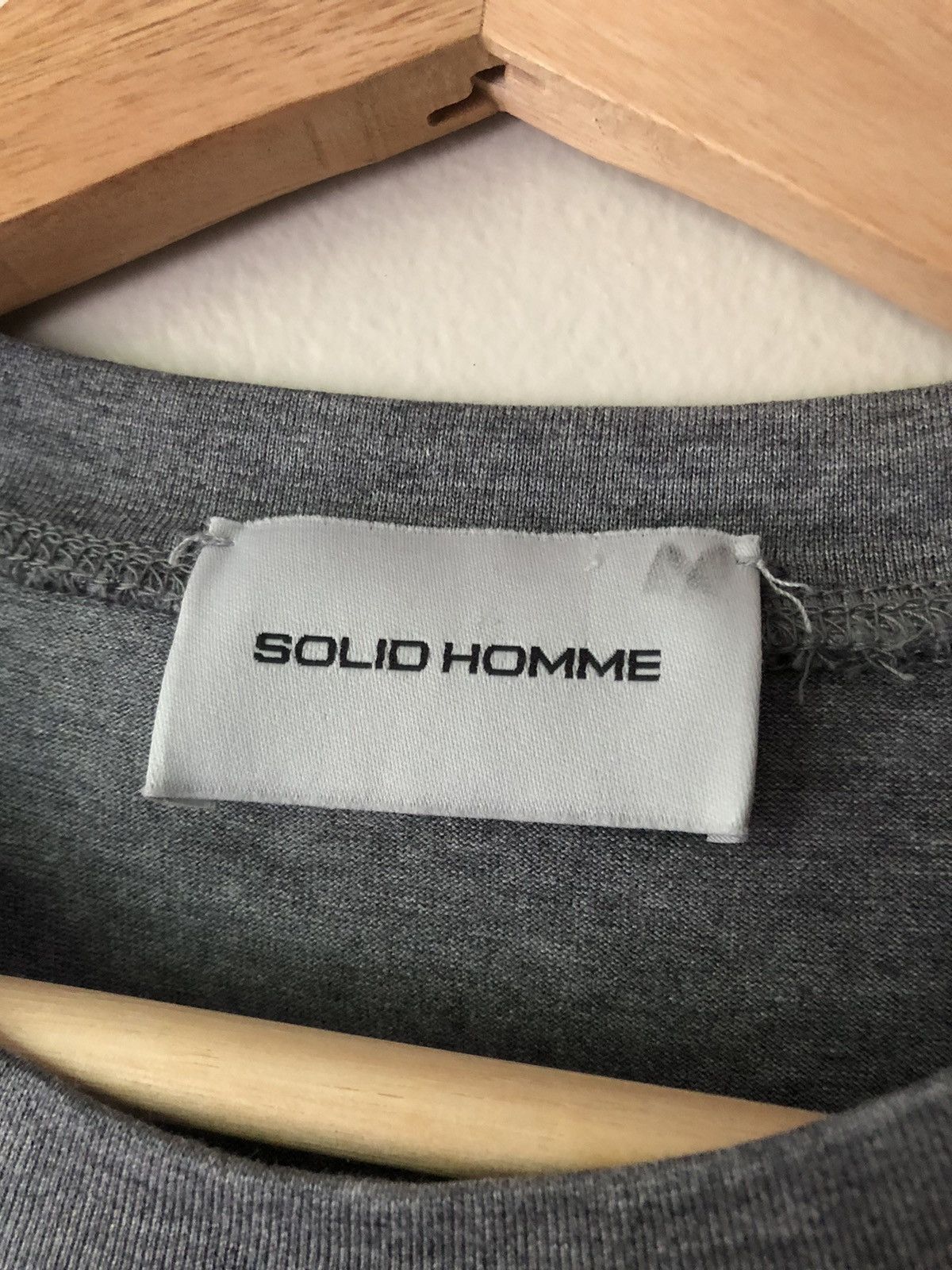 Solid Homme × Wooyoungmi Solid Homme Embroidered Logo Tee Size US S / EU 44-46 / 1 - 6 Thumbnail