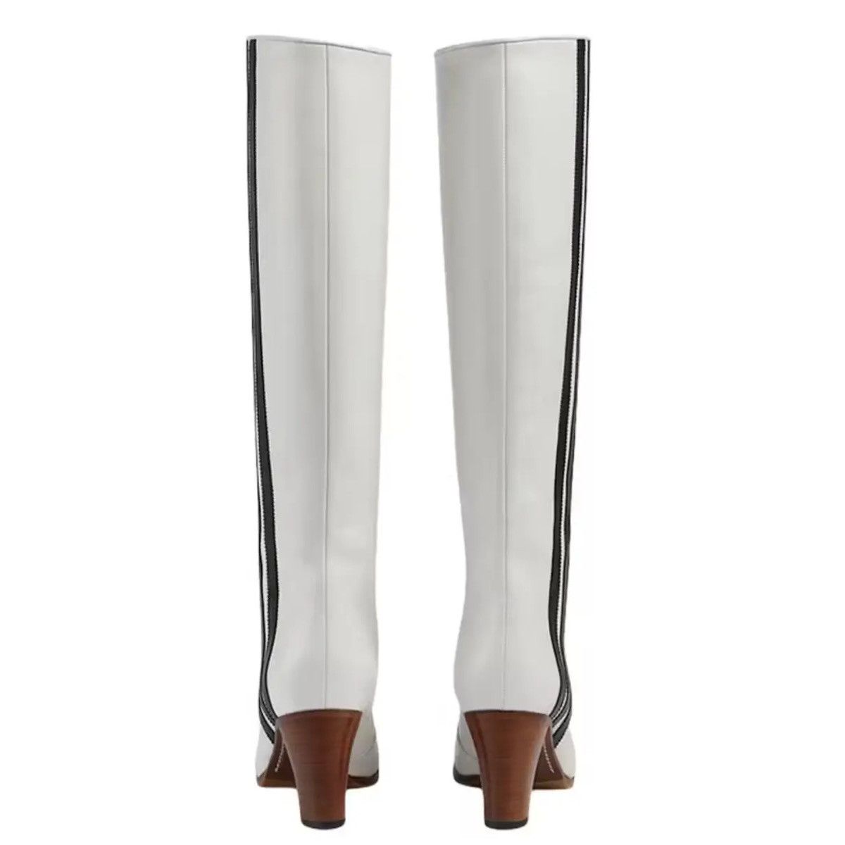 Gucci x Adidas Knee-height boots coganac leather Size US 6.5 / IT 36.5 - 3 Thumbnail