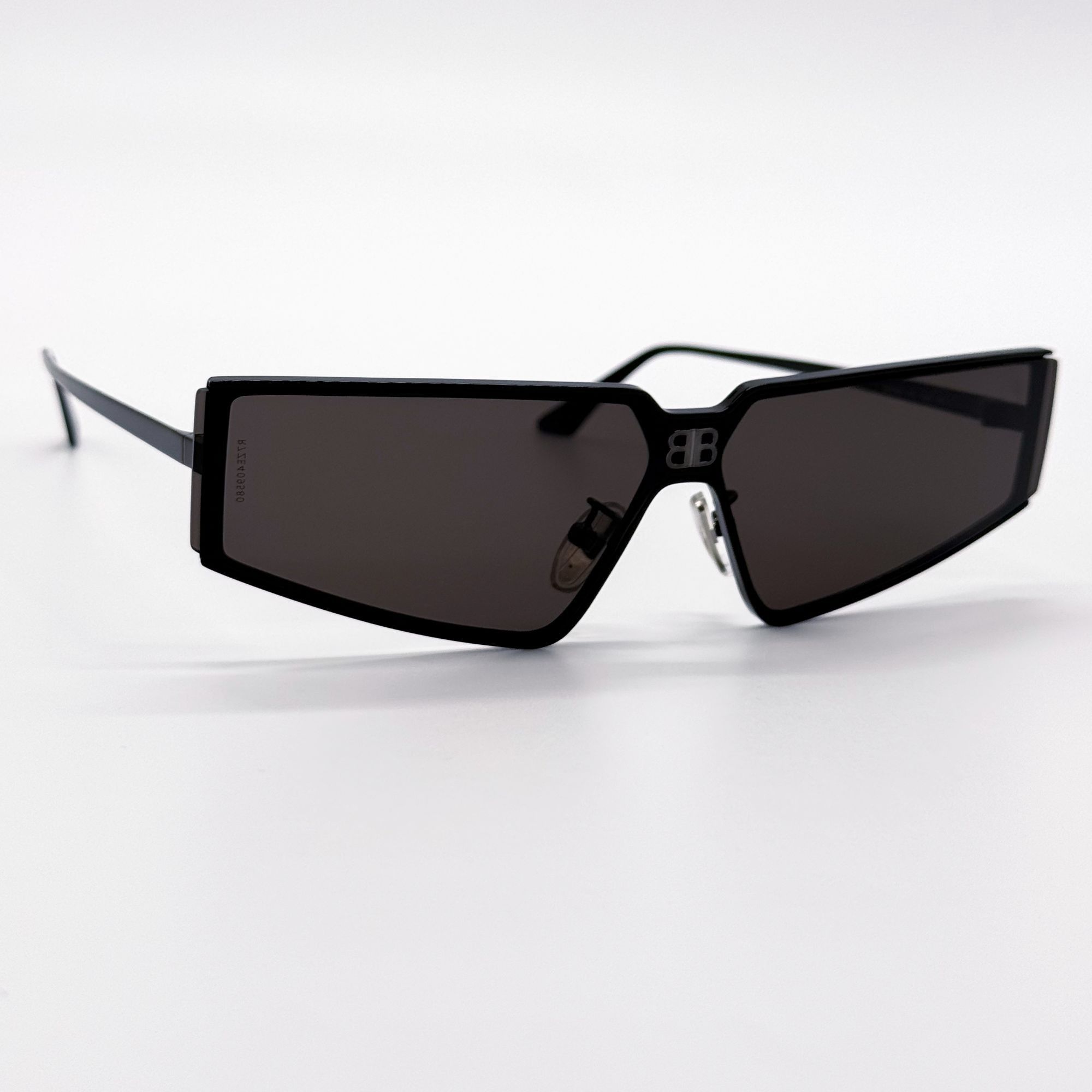 Balenciaga NEW BALENCIAGA BB0192S 001 SUNGLASSES BLACK SHIELD UNISEX Size ONE SIZE - 6 Thumbnail