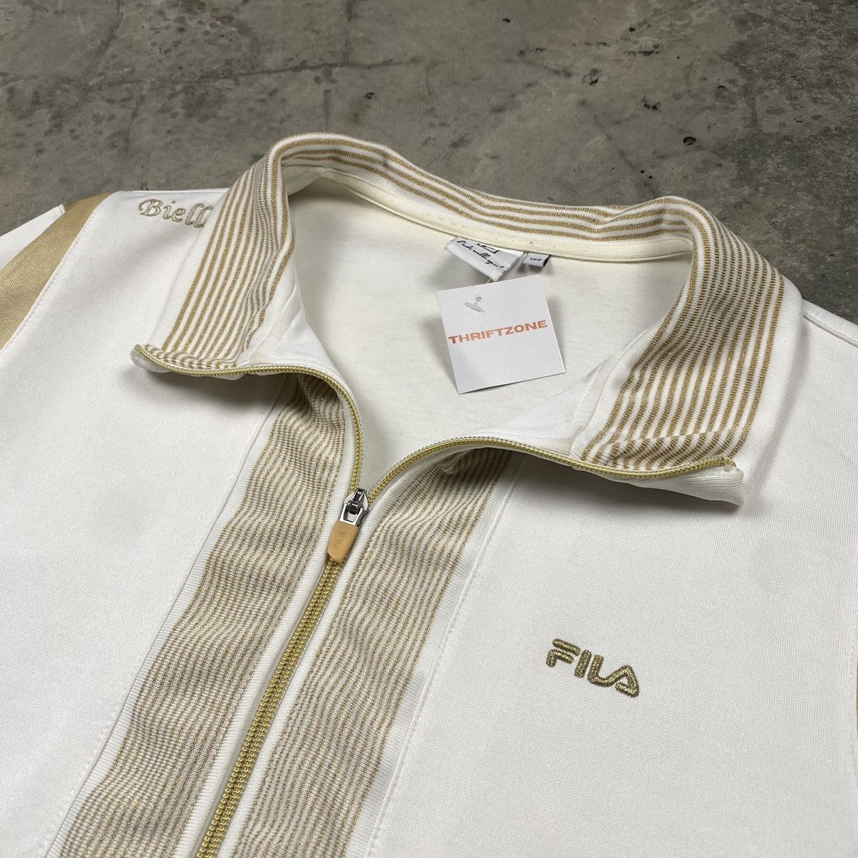 Fila × Sports Specialties y2k Fila Biella Italia Track Top Jacket Size US M / EU 48-50 / 2 - 2 Thumbnail
