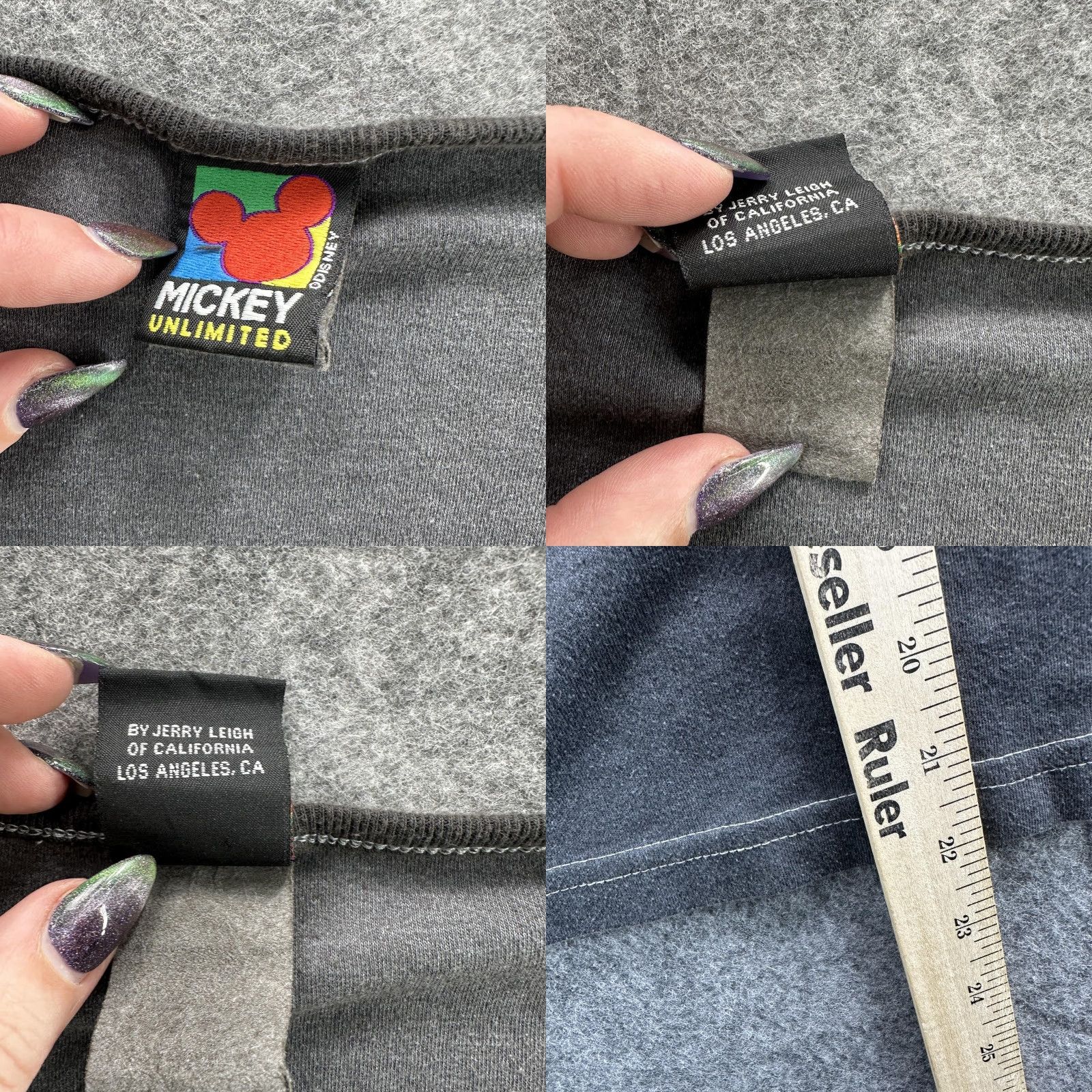 Disney VINTAGE Mickey Unlimited Disney Shirt Womens Small Gray 90s Minnie SQUEEK Graphic Short Sleeve Size S / US 4 / IT 40 - 8 Thumbnail