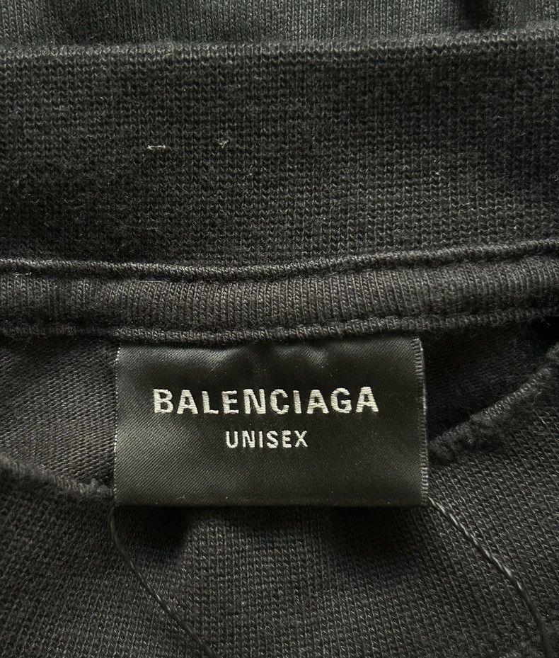 Balenciaga Balenciaga Letter embroidered badge short sleeve T-shirt w Size US XS / EU 42 / 0 - 4 Thumbnail