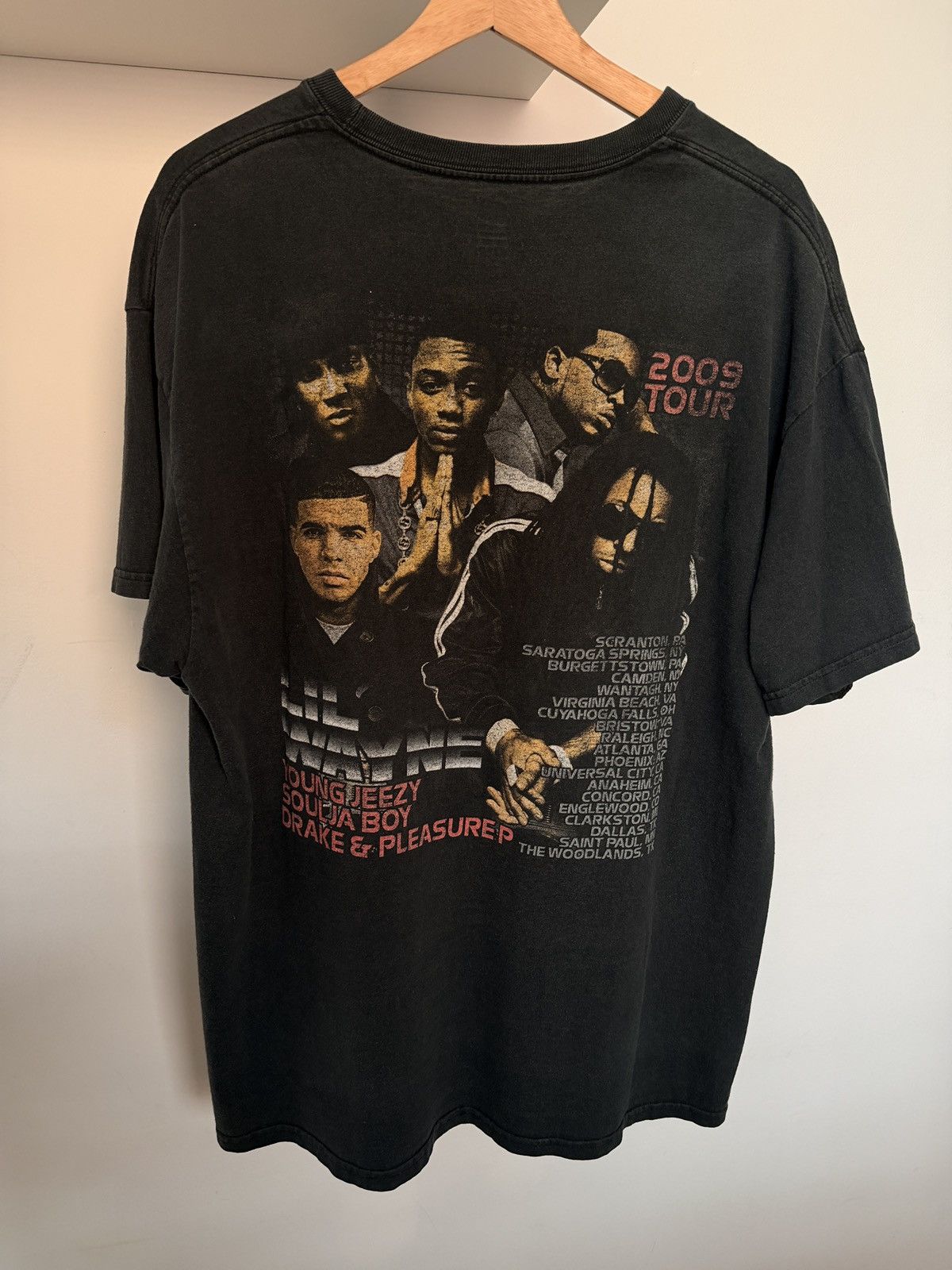Vintage Lil’ Wayne Tour 08/09 Vintage Tee Size US L / EU 52-54 / 3 - 2 Thumbnail