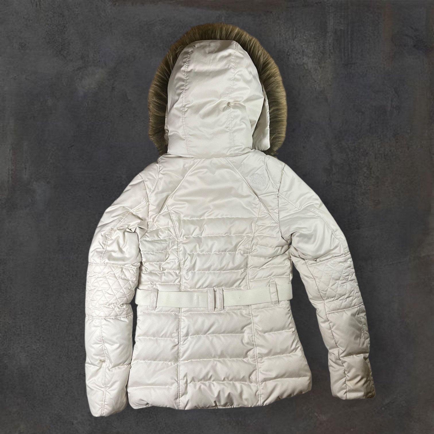 The North Face The North Face Women's Size XS Beige Nuptse Jacket Puffer Size XS / US 0-2 / IT 36-38 - 2 Thumbnail