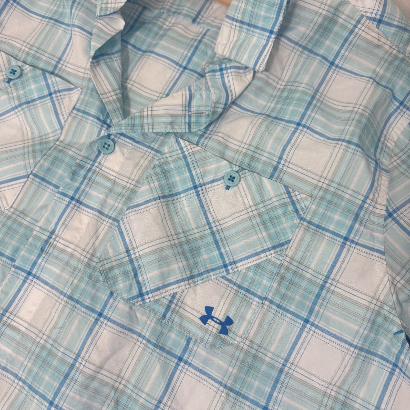 Under Armour Under Armour Shirt Blue Chesapeake Fishing UA HeatGear Golf Size US L / EU 52-54 / 3 - 6 Thumbnail