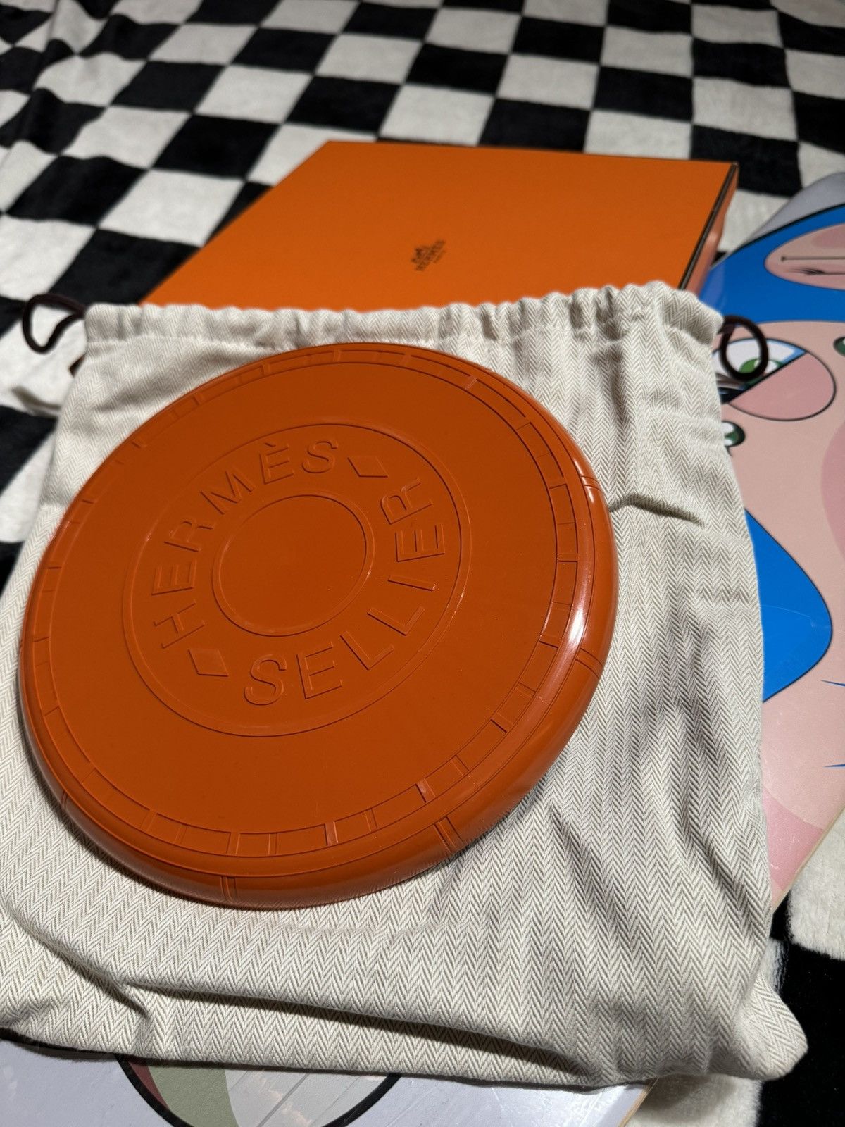 Hermes NEW IN BOX HERMES 9” FRISBEE SELLIER Size ONE SIZE - 1 Thumbnail