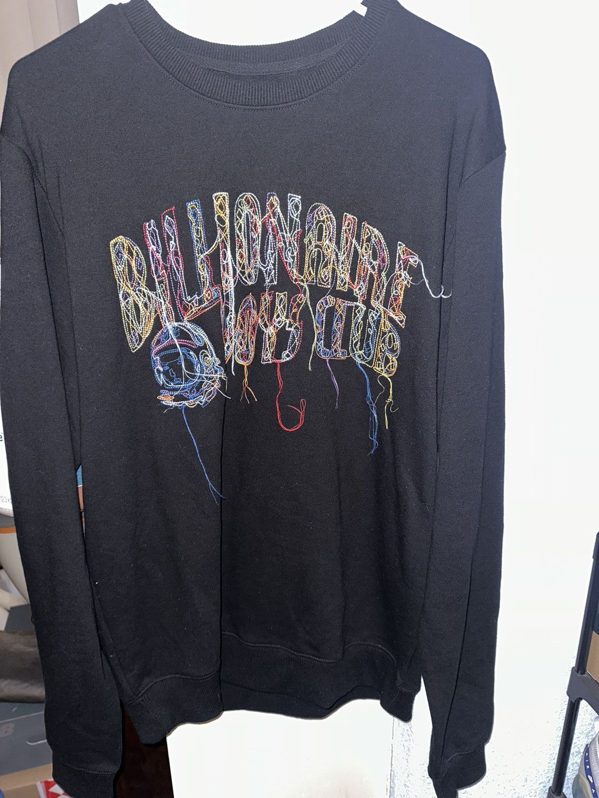 image of Billionaire Boys Club Luminate Crewneck in Black, Men's (Size Large)