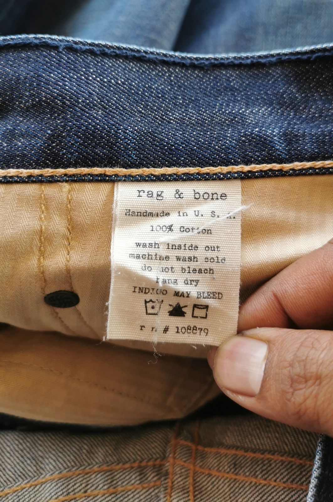 Rag & Bone Rag & Bone Jeans Tailored Workwear Slouchy Skinny Size US 30 / EU 46 - 9 Thumbnail