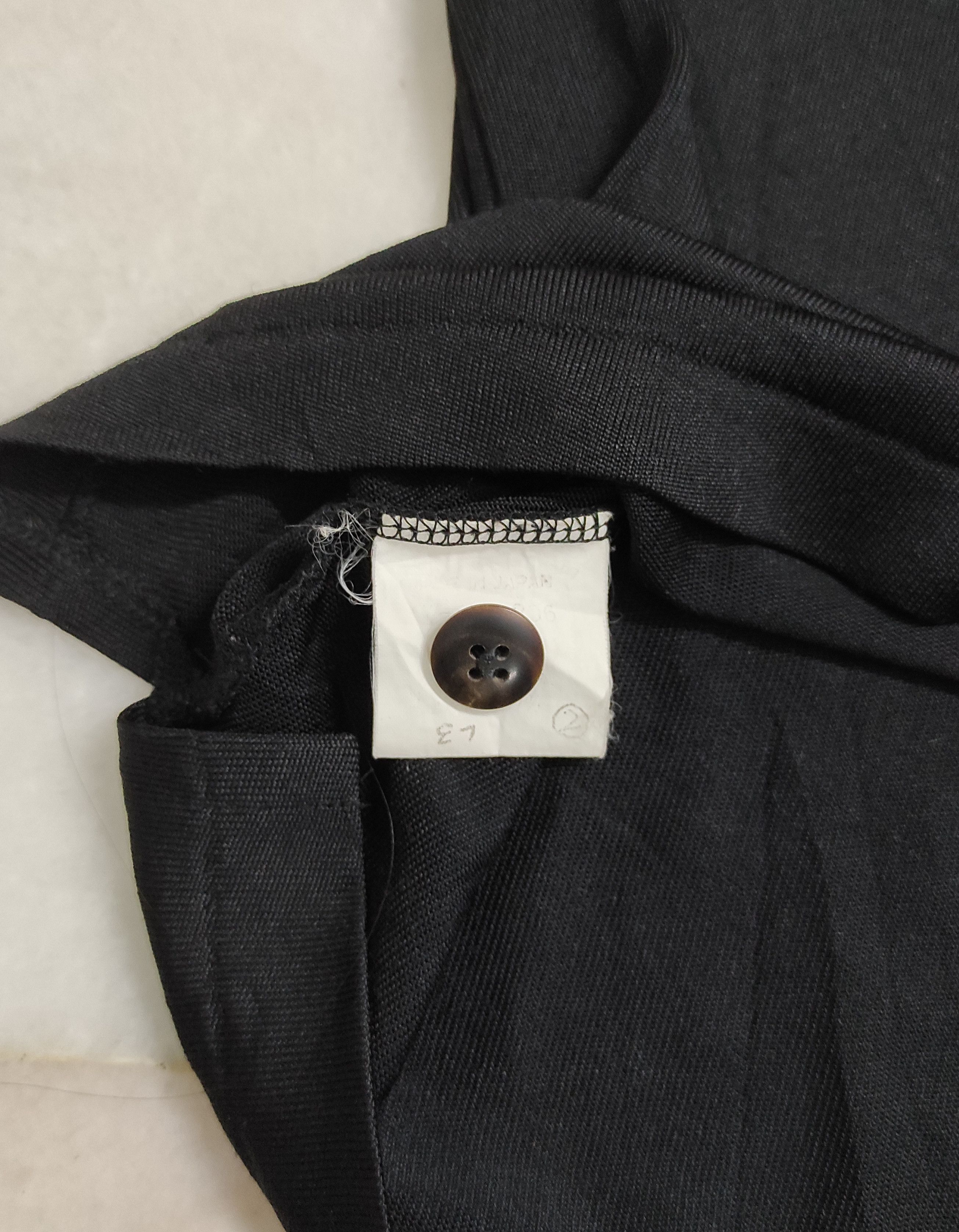 Yohji Yamamoto Archive Y's luxury polos one button shirt Size US S / EU 44-46 / 1 - 4 Thumbnail