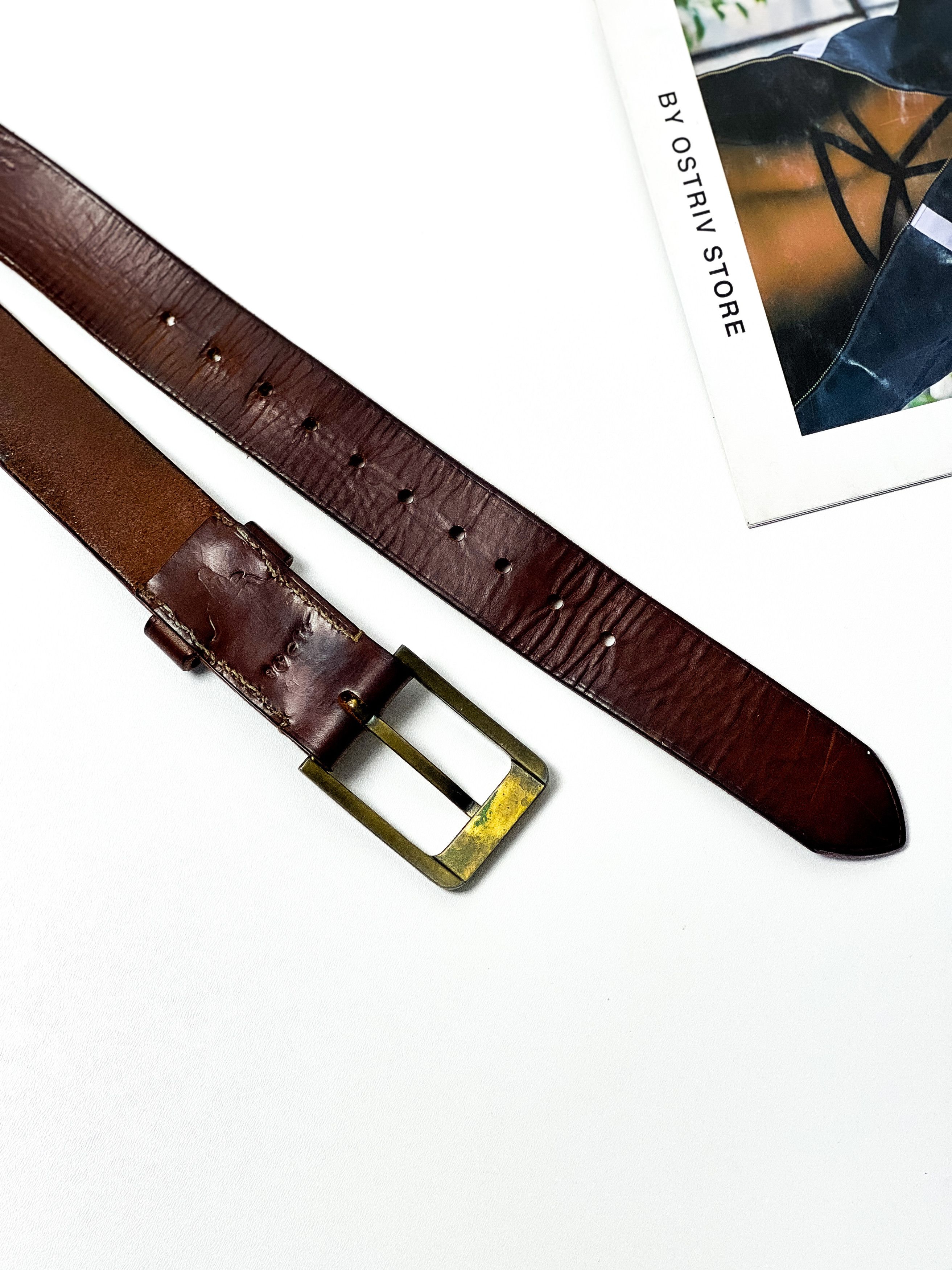 Vintage Leather Vintage Belt Size ONE SIZE - 7 Thumbnail