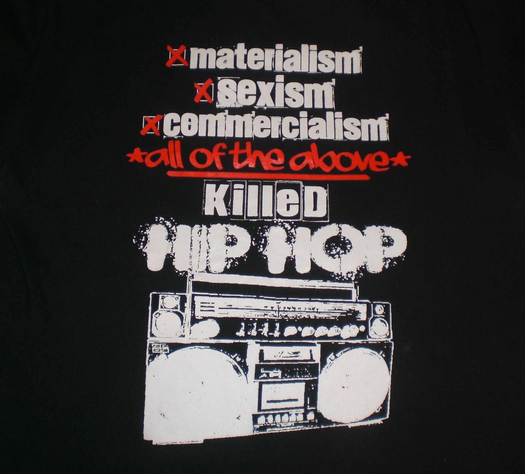 Other What Killed Hip Hop Radio T-Shirt Mens XL Size US XL / EU 56 / 4 - 1 Thumbnail