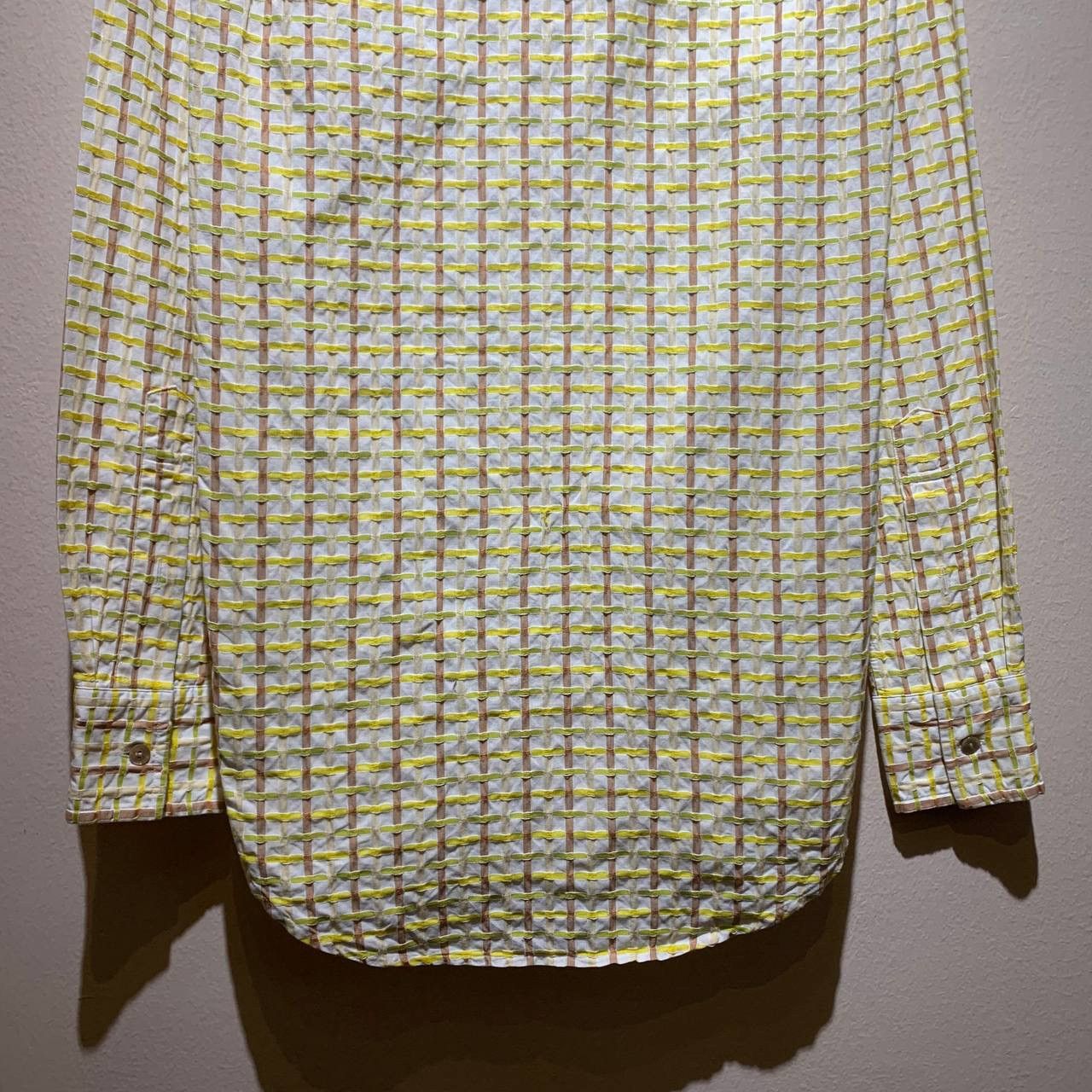 Katharine Hamnett London Katherine Hamnett London Pleated Striped Button Up Shirts Size US M / EU 48-50 / 2 - 6 Thumbnail