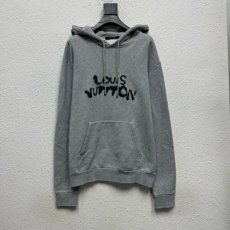 Louis Vuitton Louis Vuitton Grey splash-ink twisted mother and son graffi Size US XL / EU 56 / 4 - 1 Thumbnail
